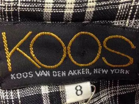 Ensemble floral à carreaux Koos van den Akker des années 1980