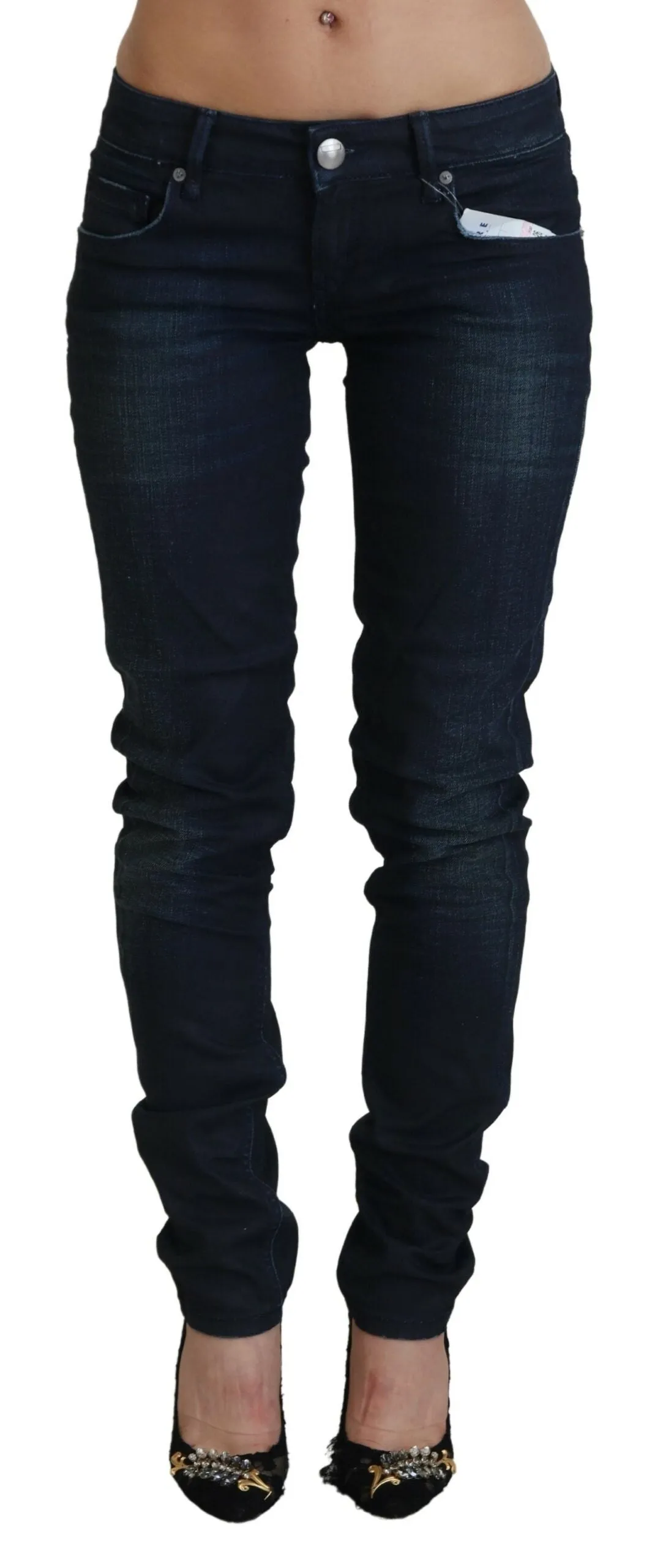 Acht Jean Femme Slim Fit à Taille Basse