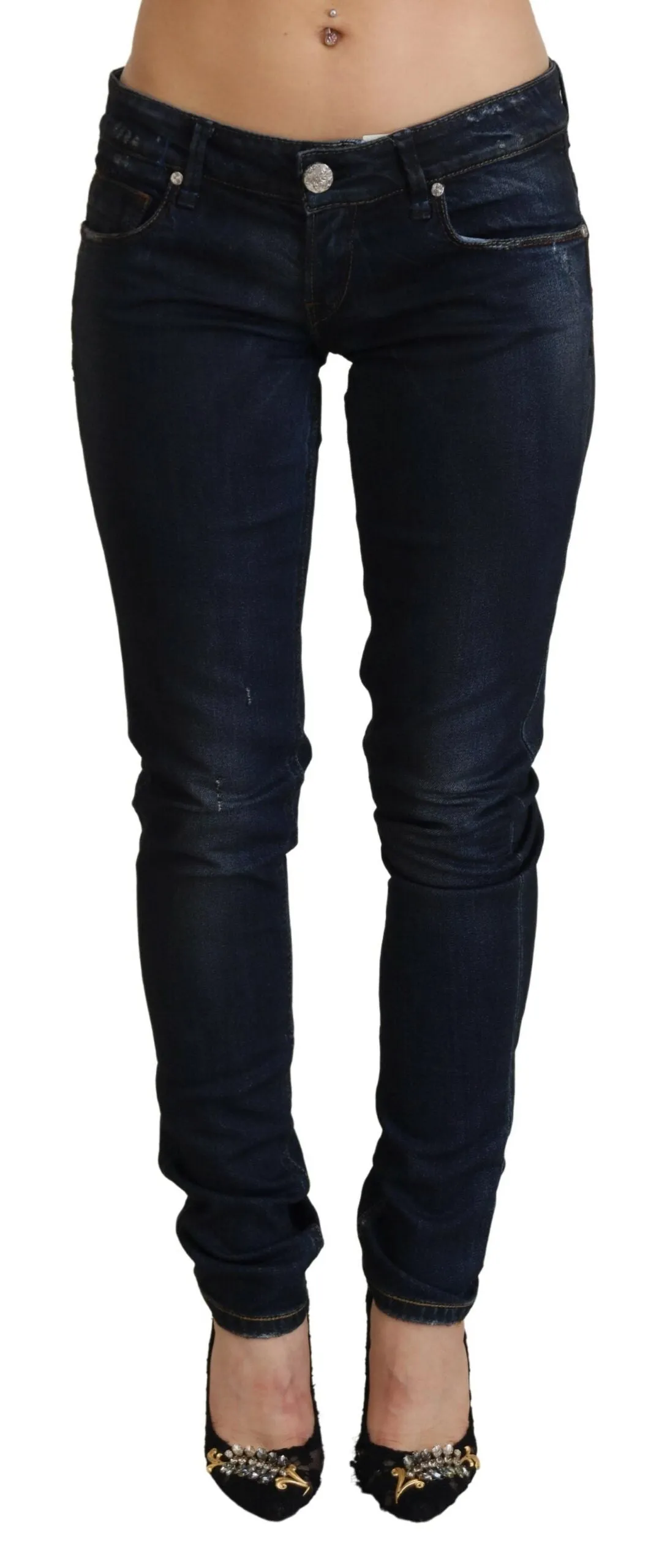 Acht Jean Femme Slim Fit à Taille Basse