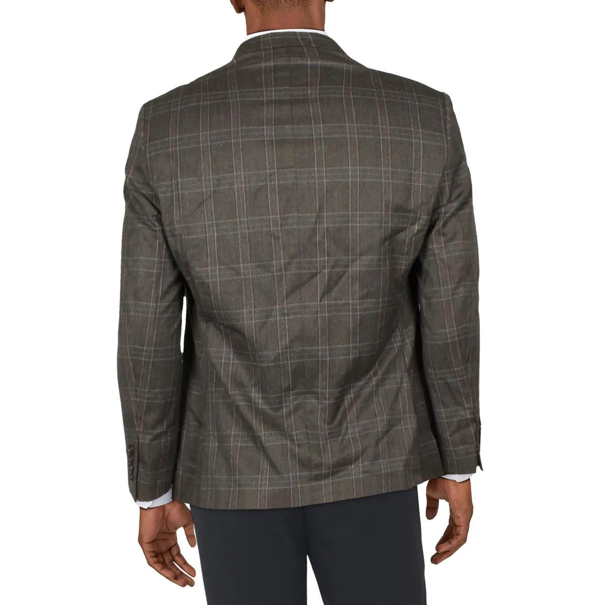 Veste classique pour hommes en laine mélangée Acontour à deux boutons