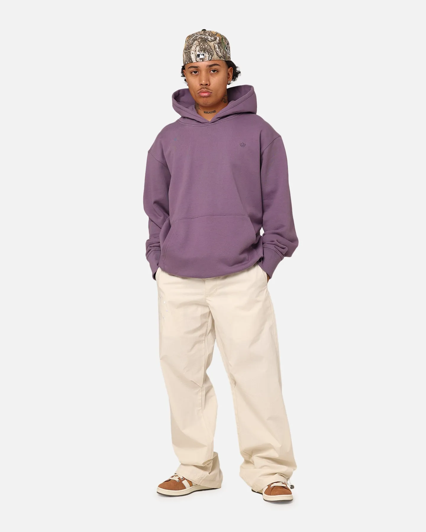 Adidas Adicolour Contempo Sweat à capuche en French Terry Violet Ombré