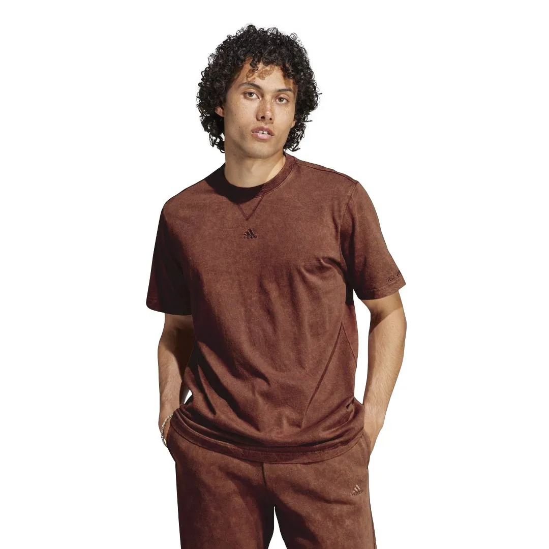 adidas - T-shirt à manches courtes pour hommes All SZN Garment Wash (IB4072)