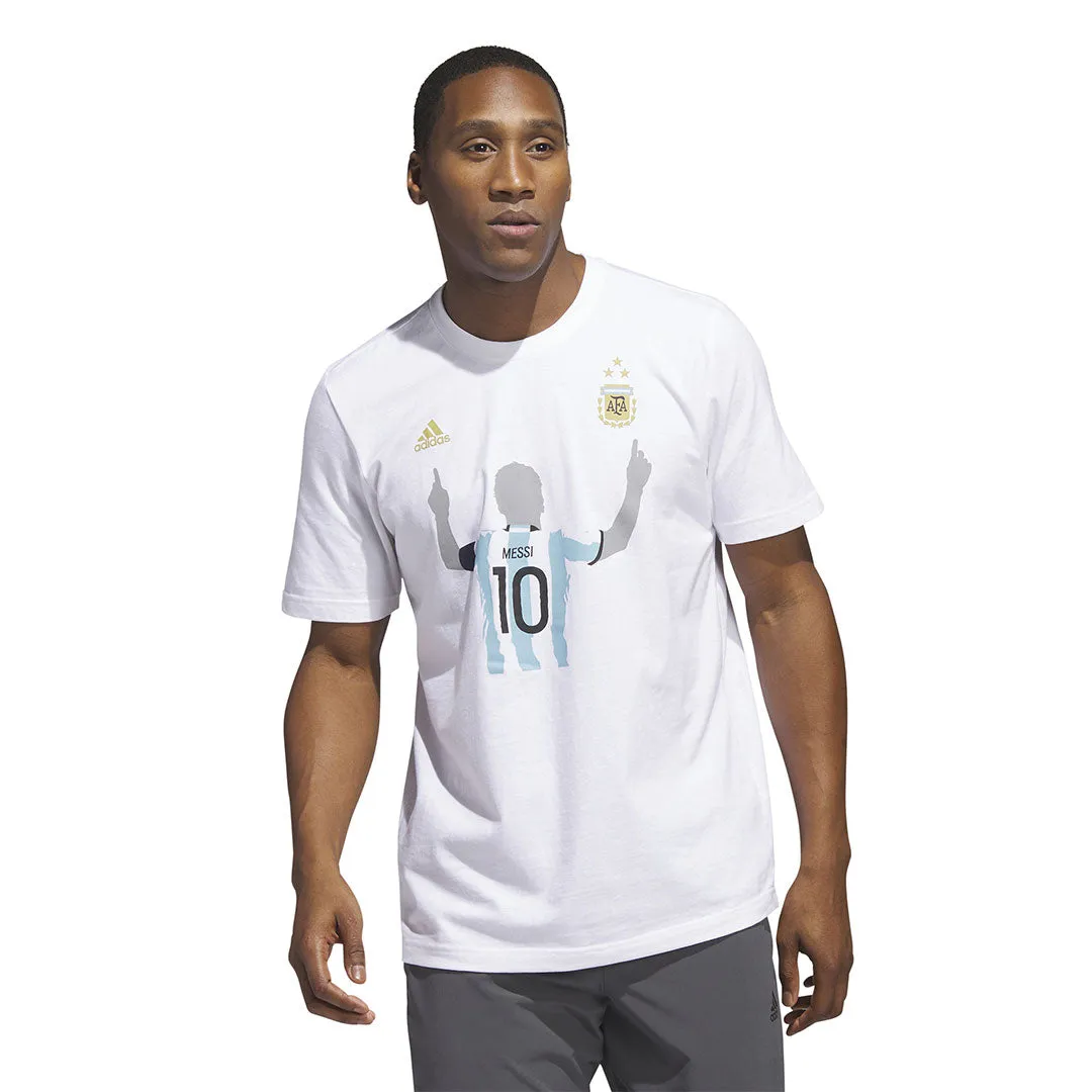 adidas - T-shirt Homme Argentine Messi 3 Étoiles (HS0418)