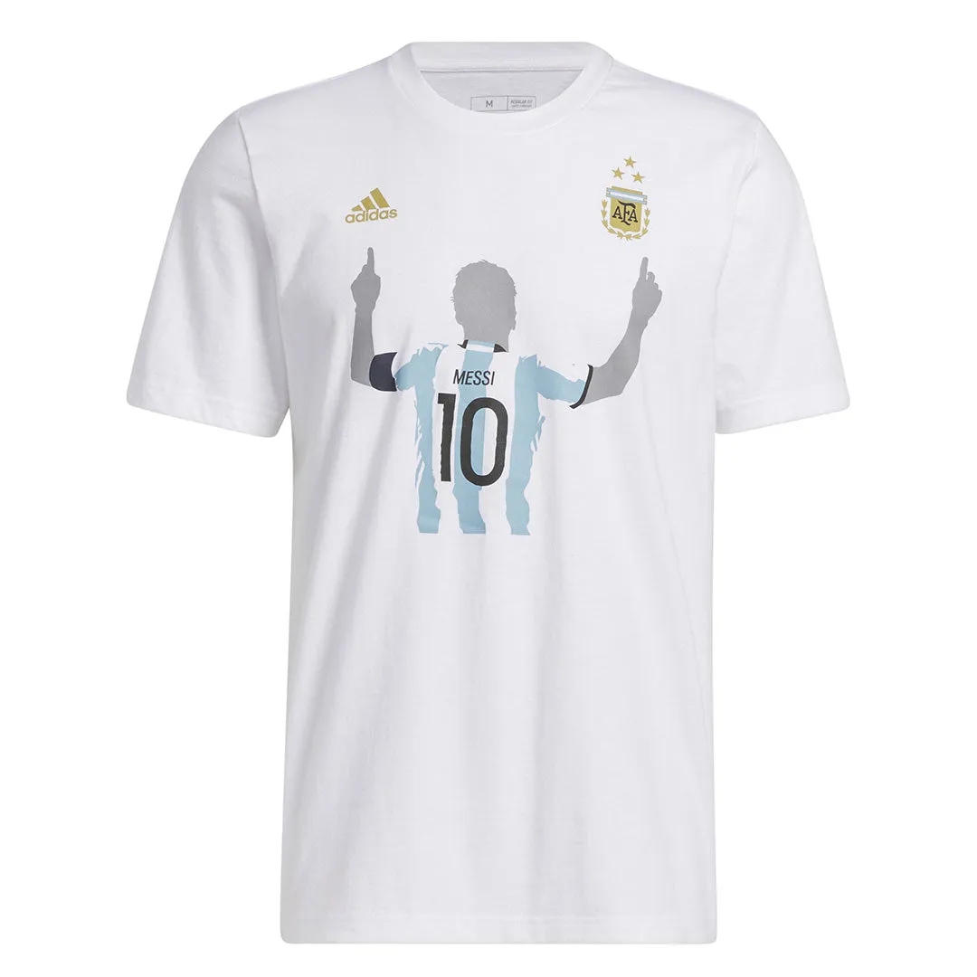 adidas - T-shirt Homme Argentine Messi 3 Étoiles (HS0418)
