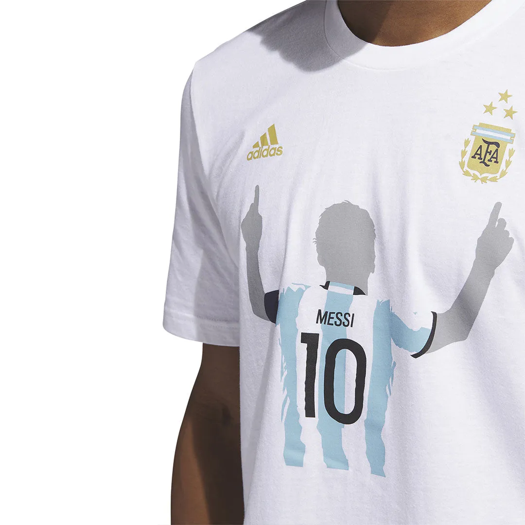 adidas - T-shirt Homme Argentine Messi 3 Étoiles (HS0418)