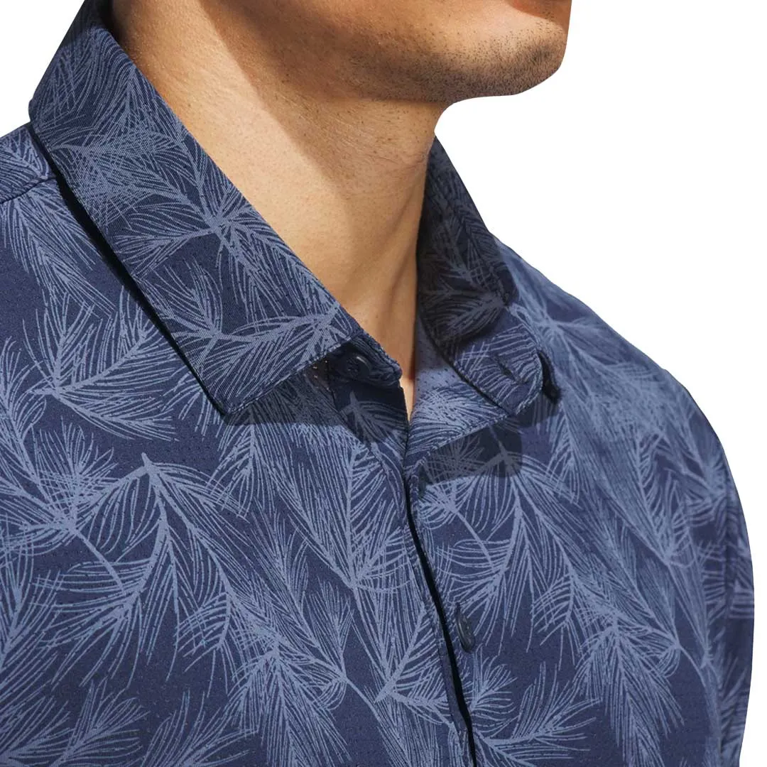 adidas - Polo Ultimate365 Mesh Imprimé Bleu pour Hommes (IL0568)