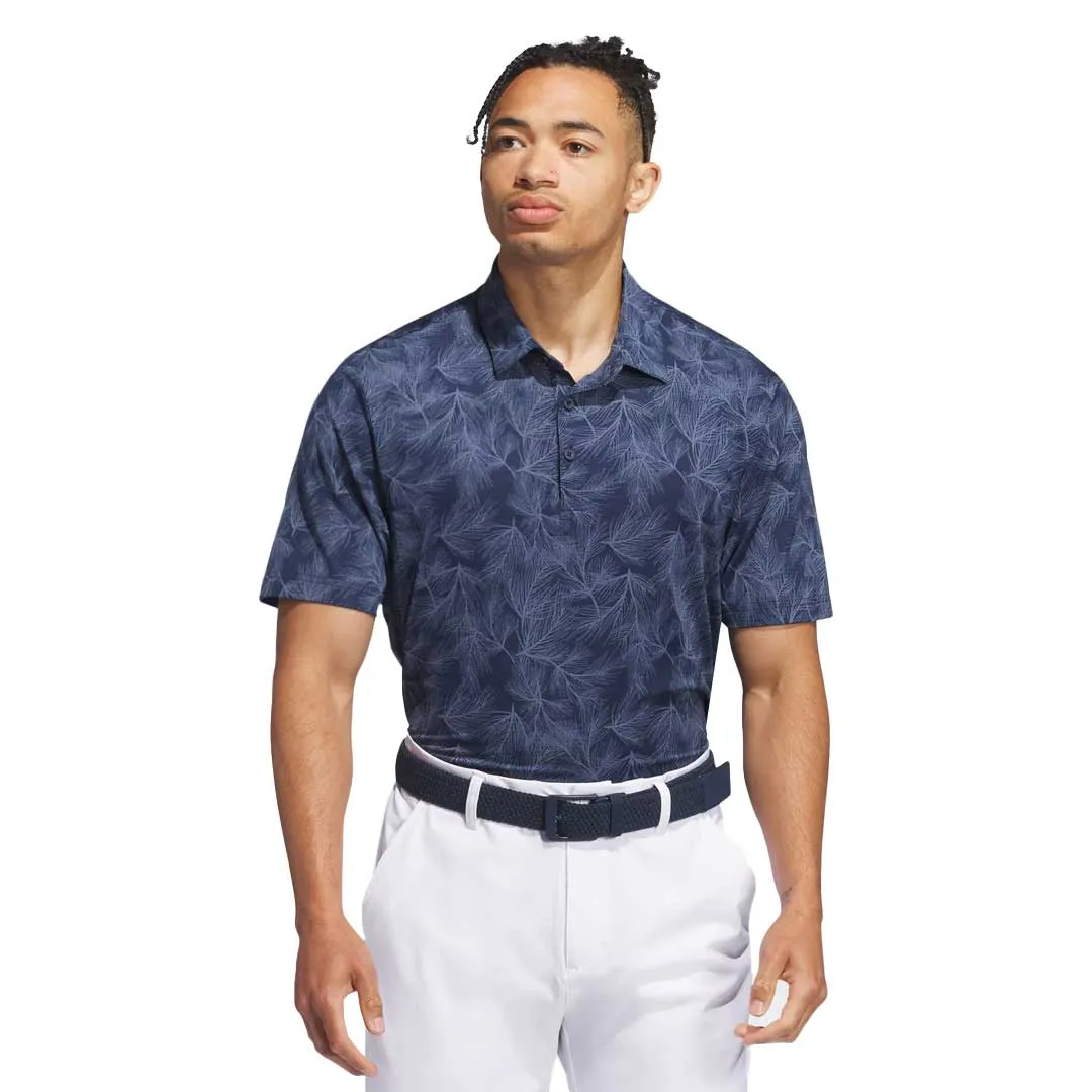 adidas - Polo Ultimate365 Mesh Imprimé Bleu pour Hommes (IL0568)