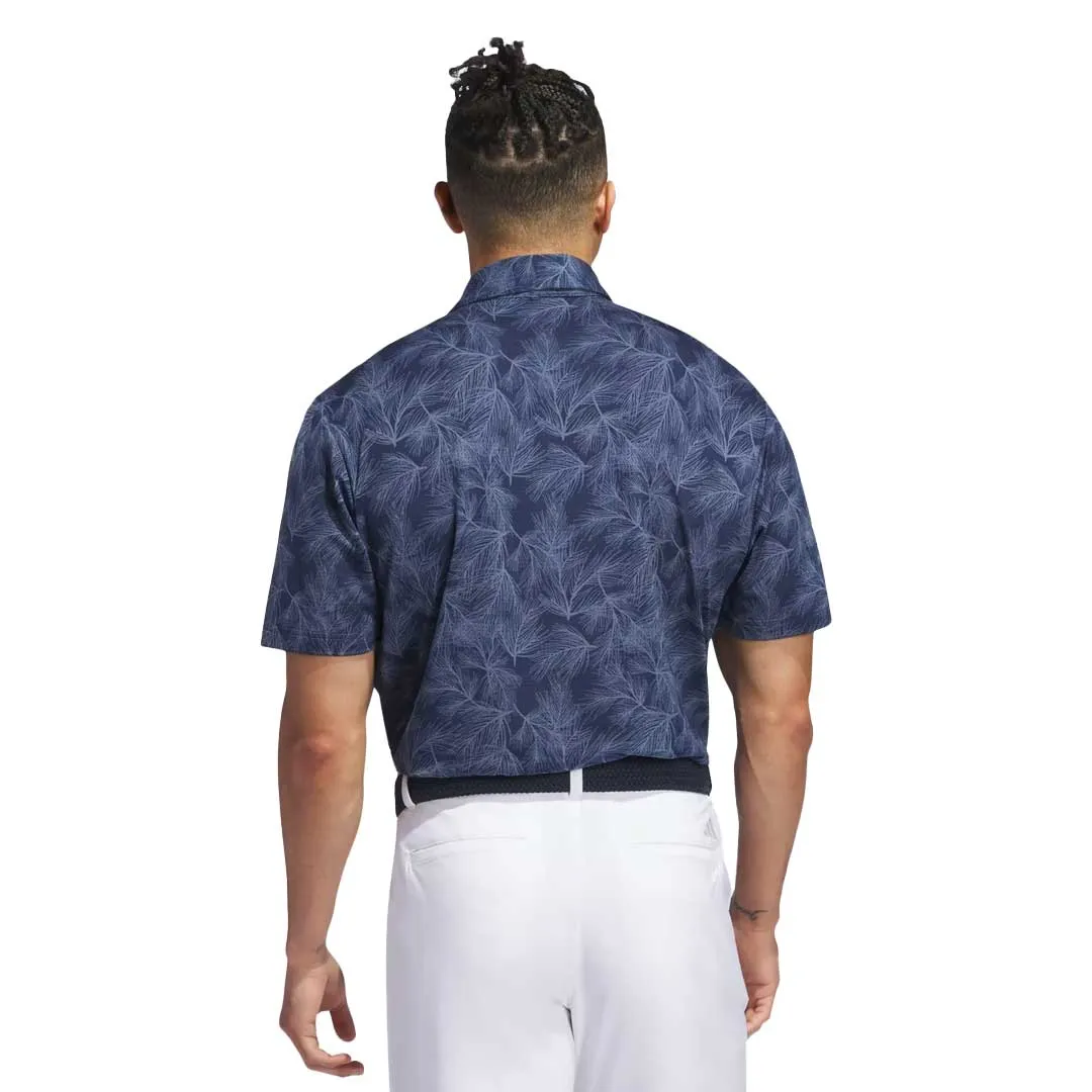 adidas - Polo Ultimate365 Mesh Imprimé Bleu pour Hommes (IL0568)
