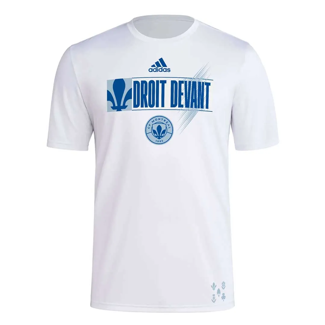 adidas - T-shirt de pré-match CF Montréal 2024 pour homme (IX0033)