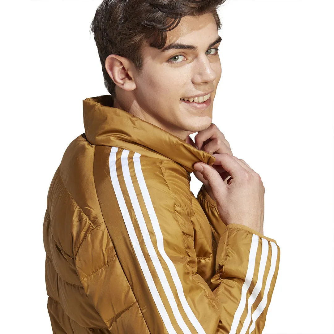 adidas - Veste légère en duvet Essentials 3-Stripes pour homme (IK3208)