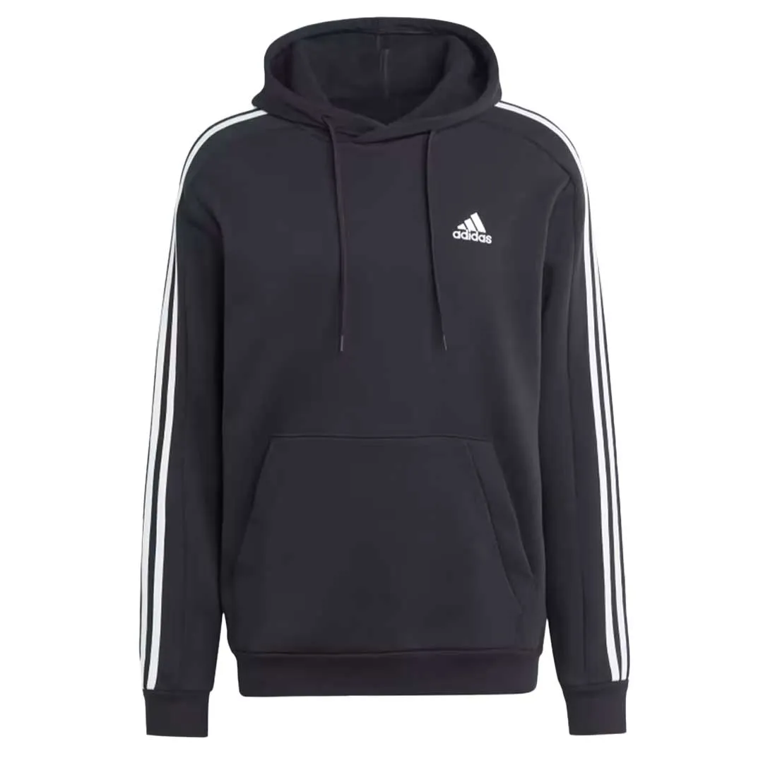 adidas - Pull à capuche Essentials en polaire à 3 bandes pour homme (IB4028)