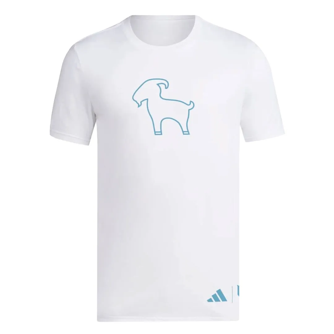 adidas - T-shirt pour Hommes avec Dessin de Messi GOAT (JJ2293)