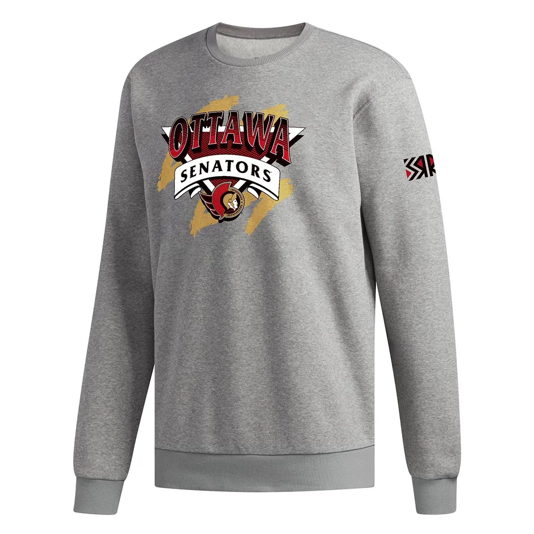 adidas - Sweat à capuche vintage pour hommes des Sénateurs d'Ottawa (HN6397)