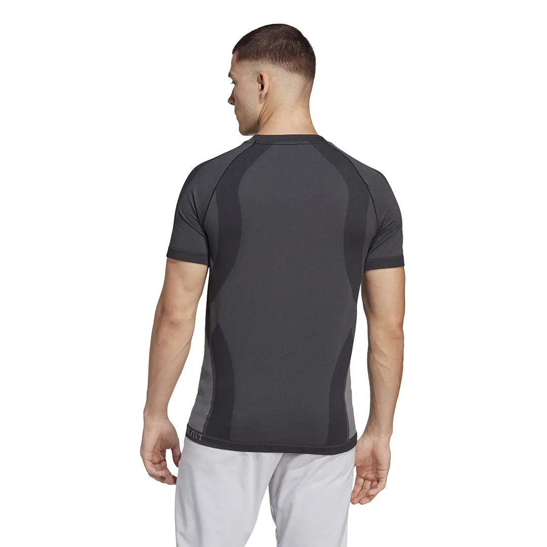 adidas - T-shirt d'entraînement sans coutures Primeknit pour hommes (HT7508)