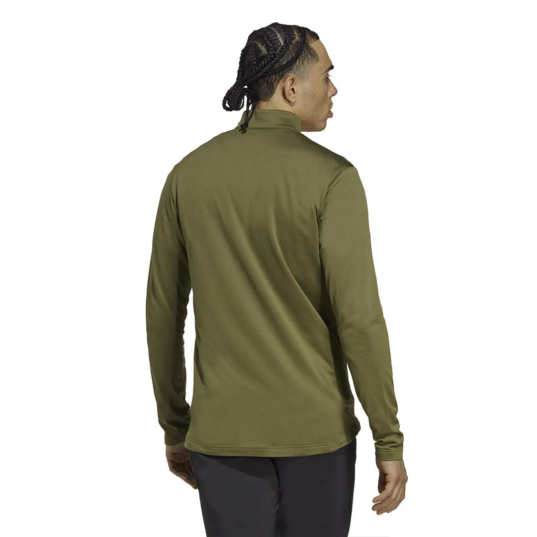 adidas - Veste polaire pour homme Terrex Multi à fermeture éclair avant (HN5472)