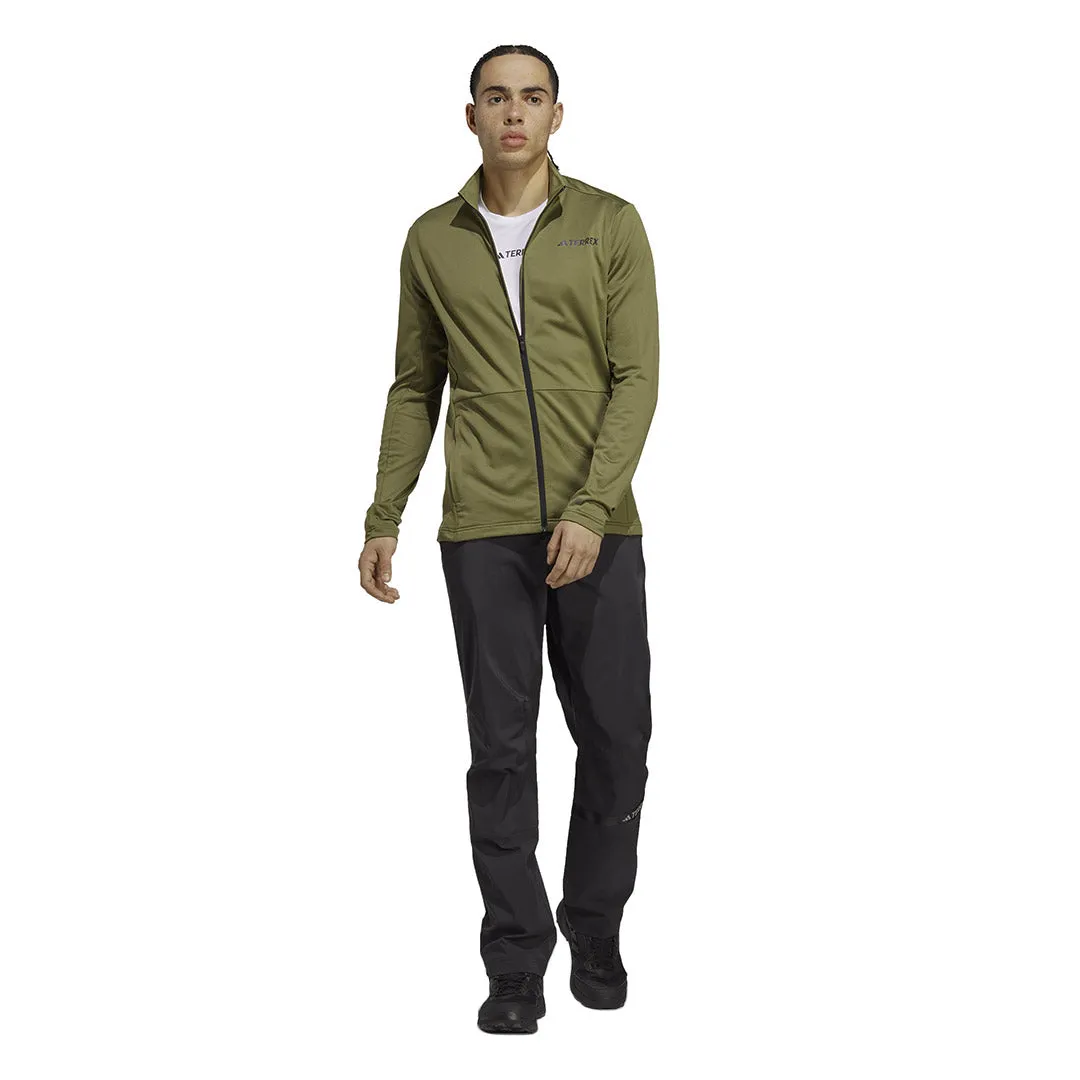 adidas - Veste polaire pour homme Terrex Multi à fermeture éclair avant (HN5472)