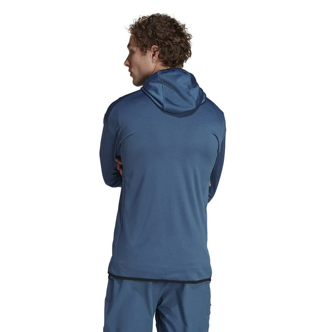adidas - Veste de randonnée légère à capuche pour hommes Terrex Tech (HT2008)