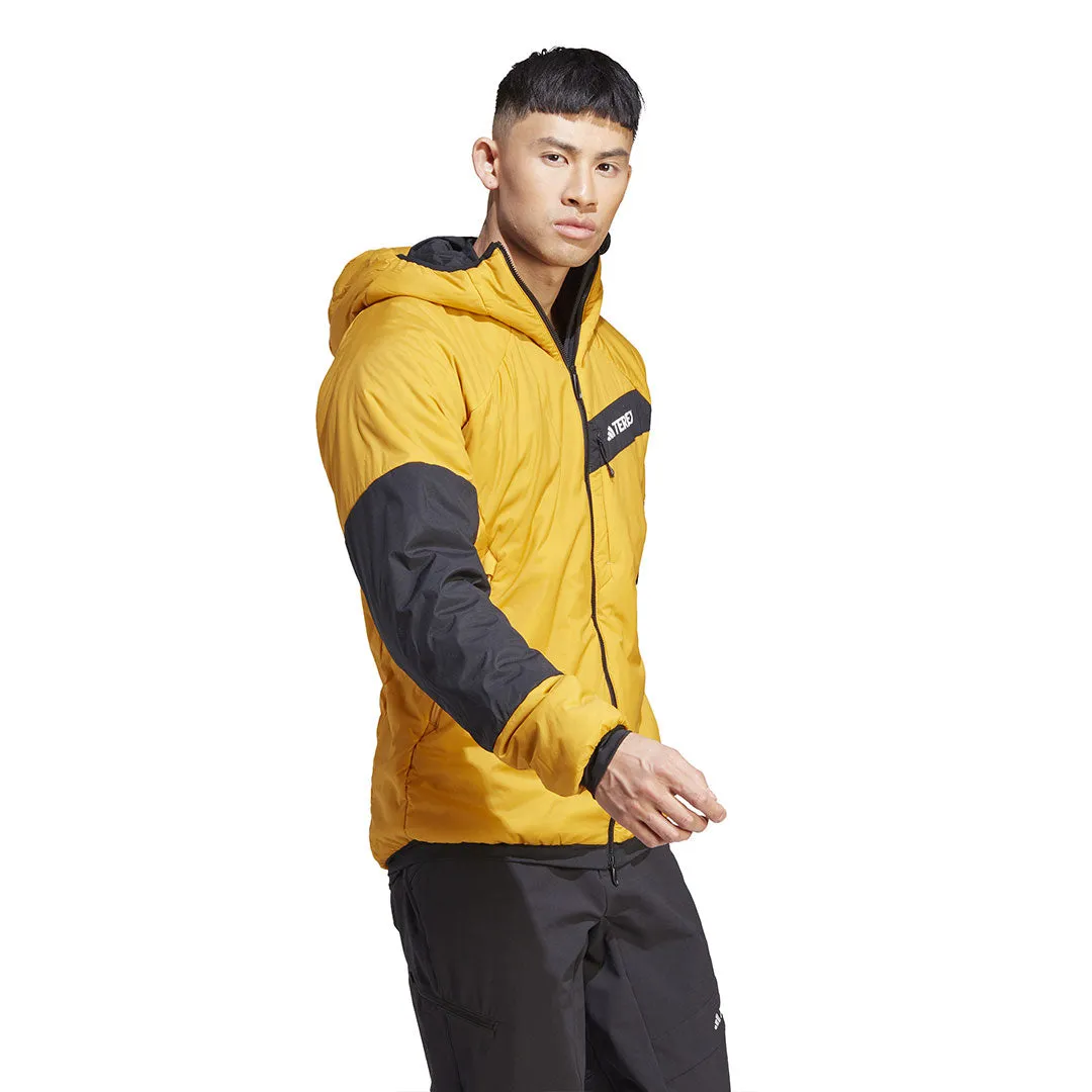 adidas - Veste à capuche Terrex Techrock stretch avec rembourrage Primaloft pour homme (IB4263)