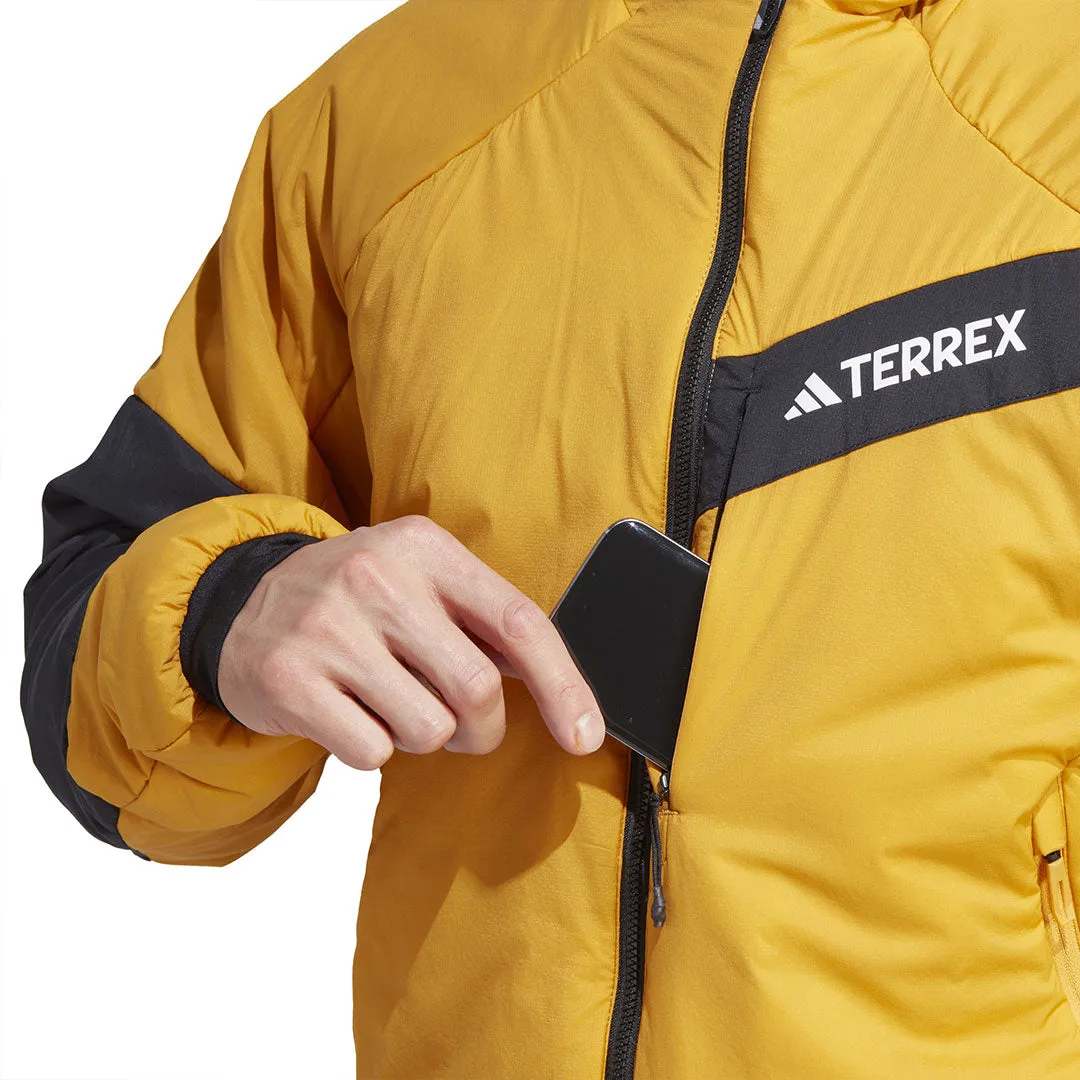 adidas - Veste à capuche Terrex Techrock stretch avec rembourrage Primaloft pour homme (IB4263)