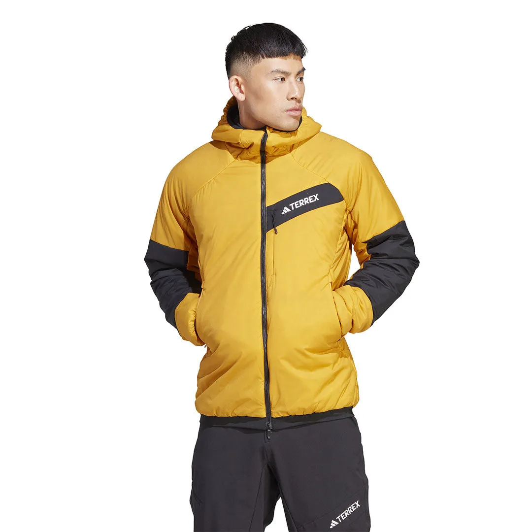 adidas - Veste à capuche Terrex Techrock stretch avec rembourrage Primaloft pour homme (IB4263)
