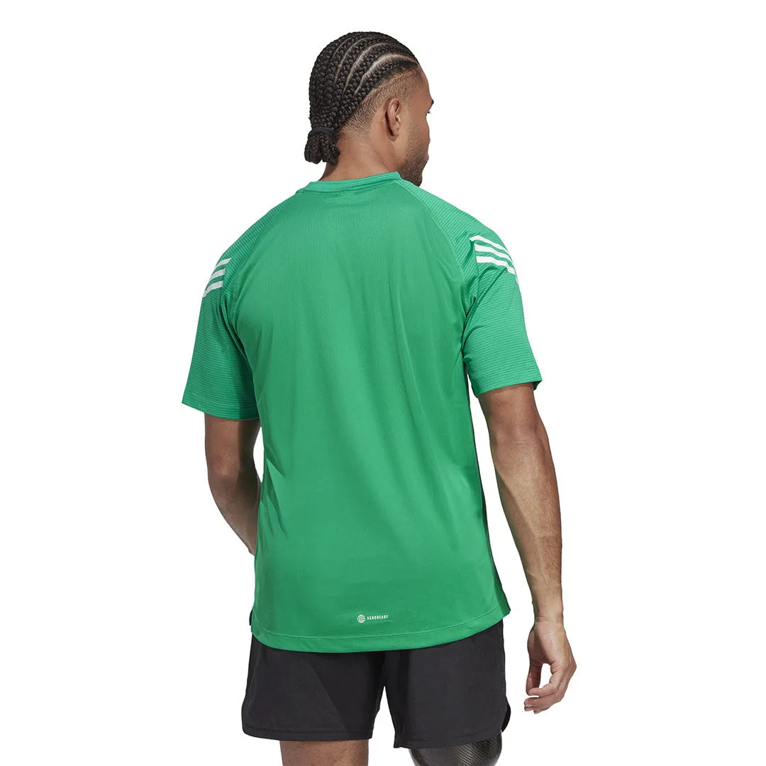 adidas - T-shirt d'entraînement pour hommes Train Icons à 3 bandes (IC5495)