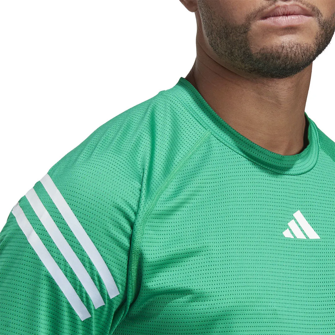 adidas - T-shirt d'entraînement pour hommes Train Icons à 3 bandes (IC5495)