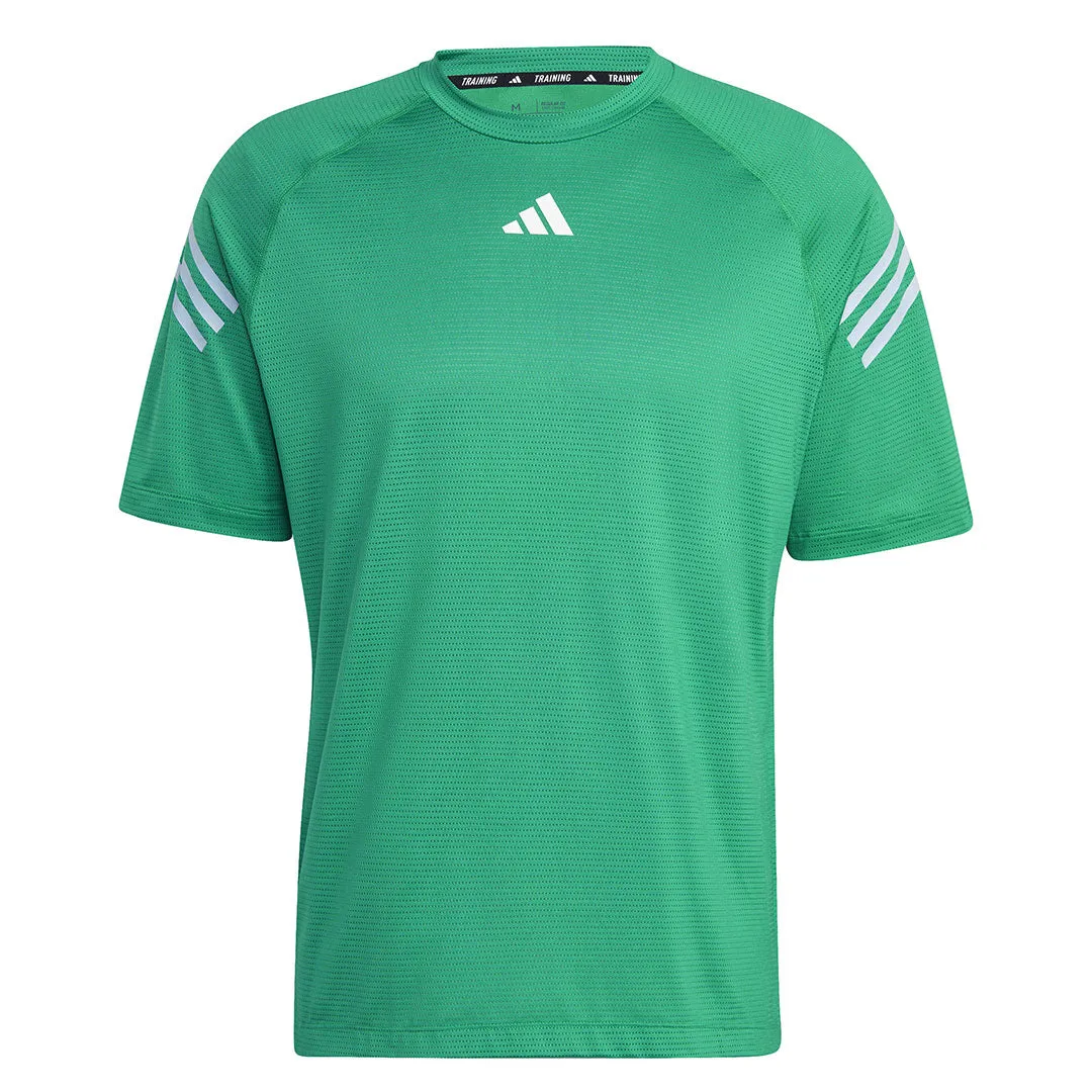 adidas - T-shirt d'entraînement pour hommes Train Icons à 3 bandes (IC5495)