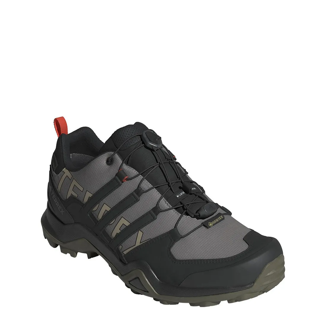 Adidas Terrex Swift R2 Gore-Tex Chaussures de Randonnée Gris Charbon / Noir de Base / Olive Stratus