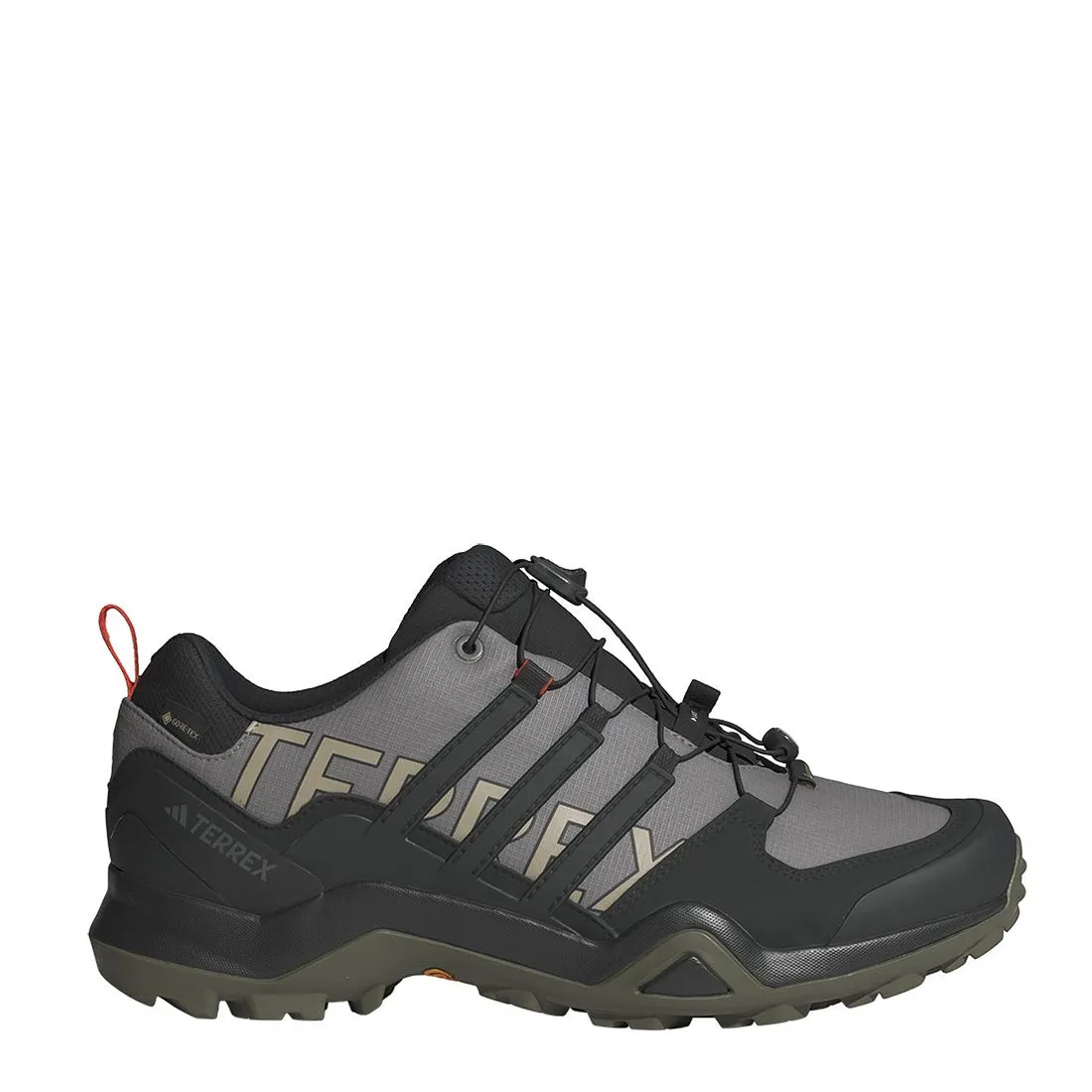 Adidas Terrex Swift R2 Gore-Tex Chaussures de Randonnée Gris Charbon / Noir de Base / Olive Stratus