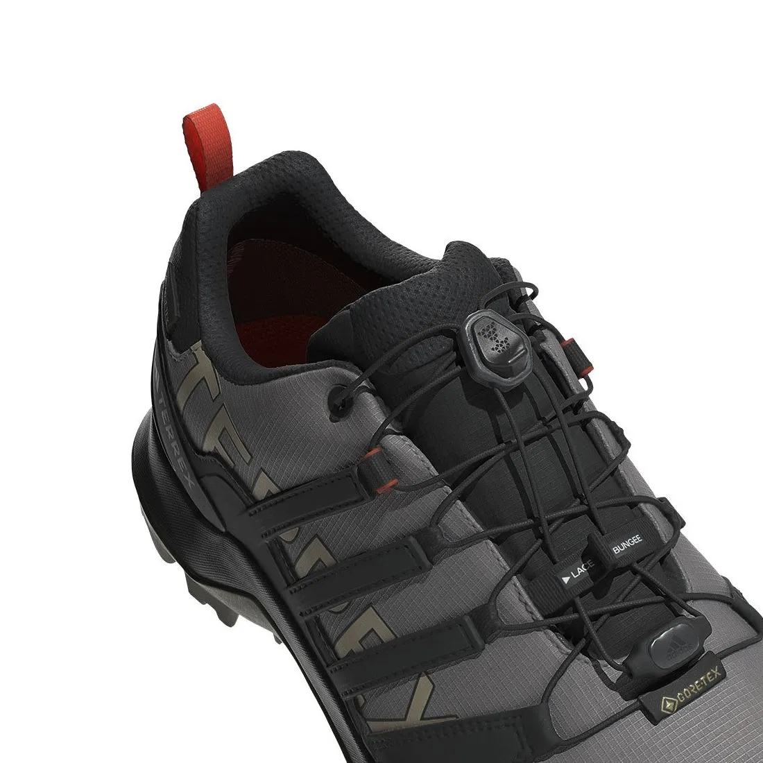 Adidas Terrex Swift R2 Gore-Tex Chaussures de Randonnée Gris Charbon / Noir de Base / Olive Stratus