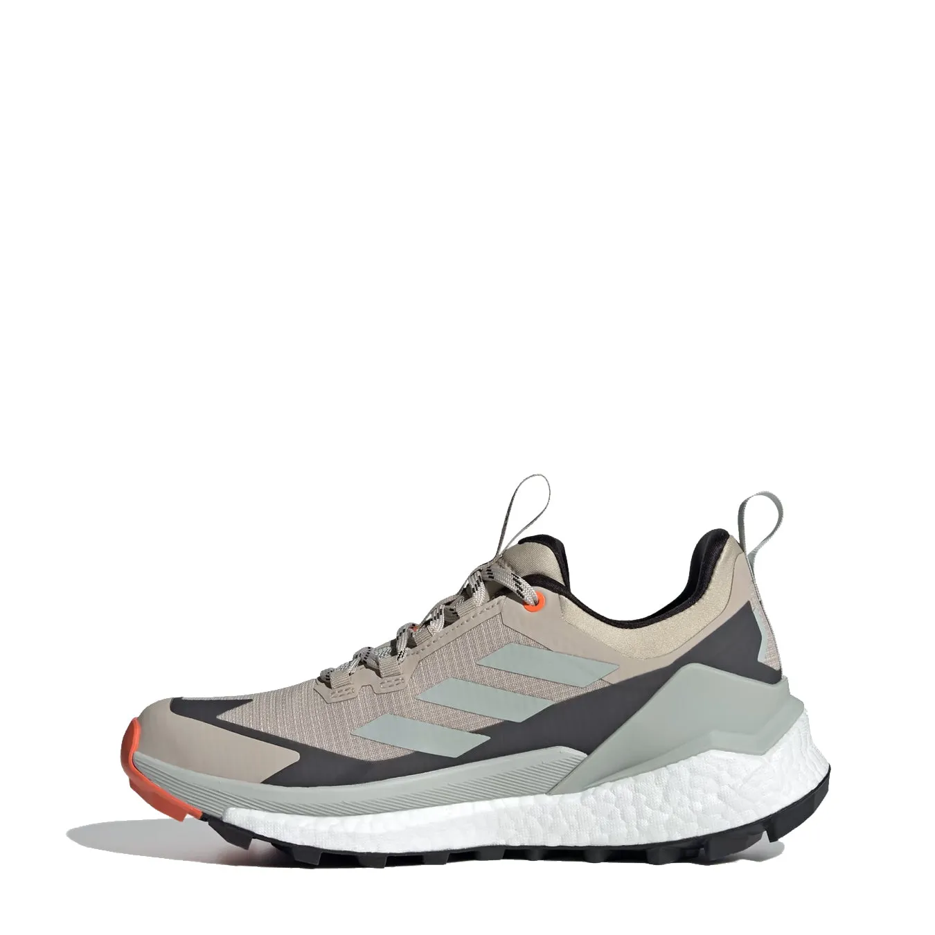 Adidas Terrex Femme Free Hiker 2.0 Low Gore-Tex Wonder Beige / Noir de Base / Orange Semi Impact