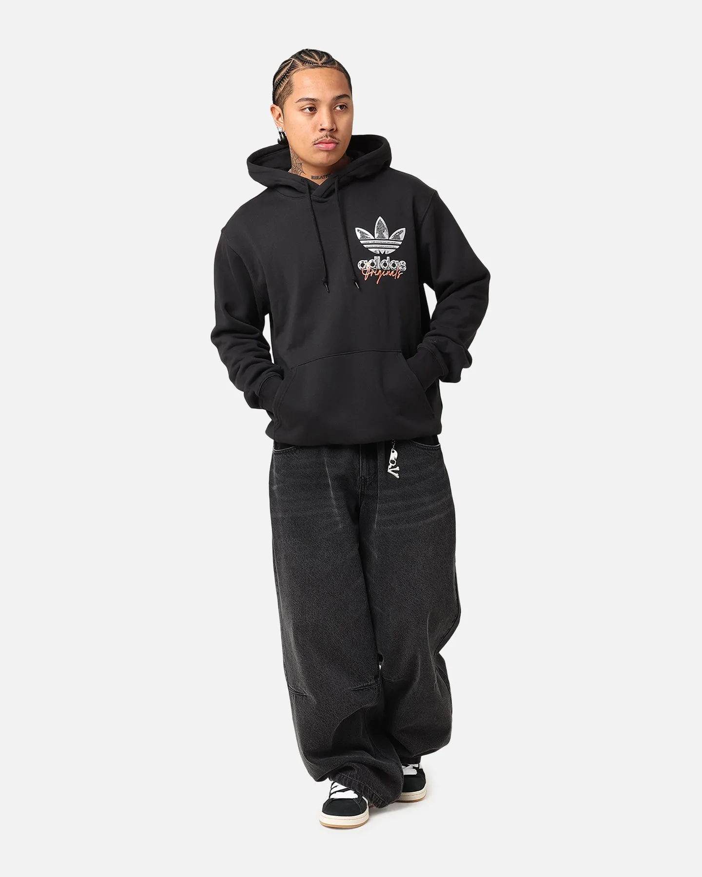 Adidas Trefoil Sweat à capuche Noir