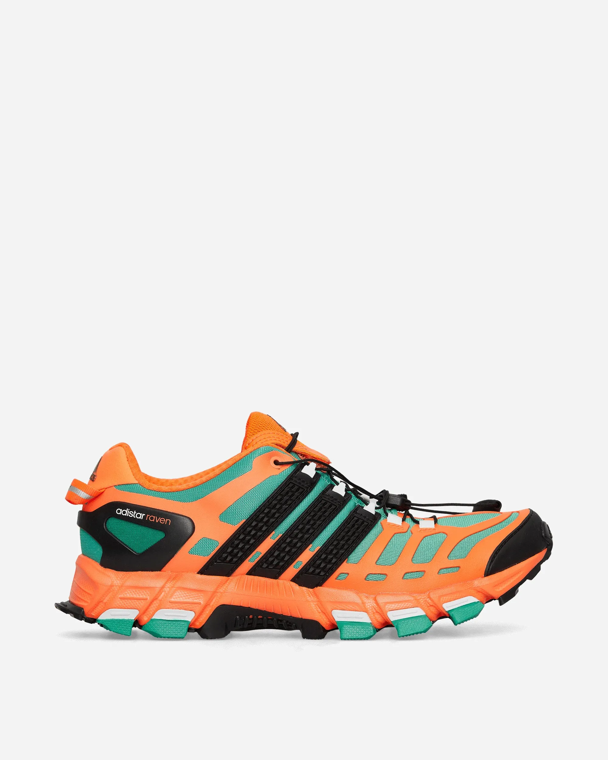Adistar Raven Sneakers Orange Solaire / Noir de Base / Vert Surf