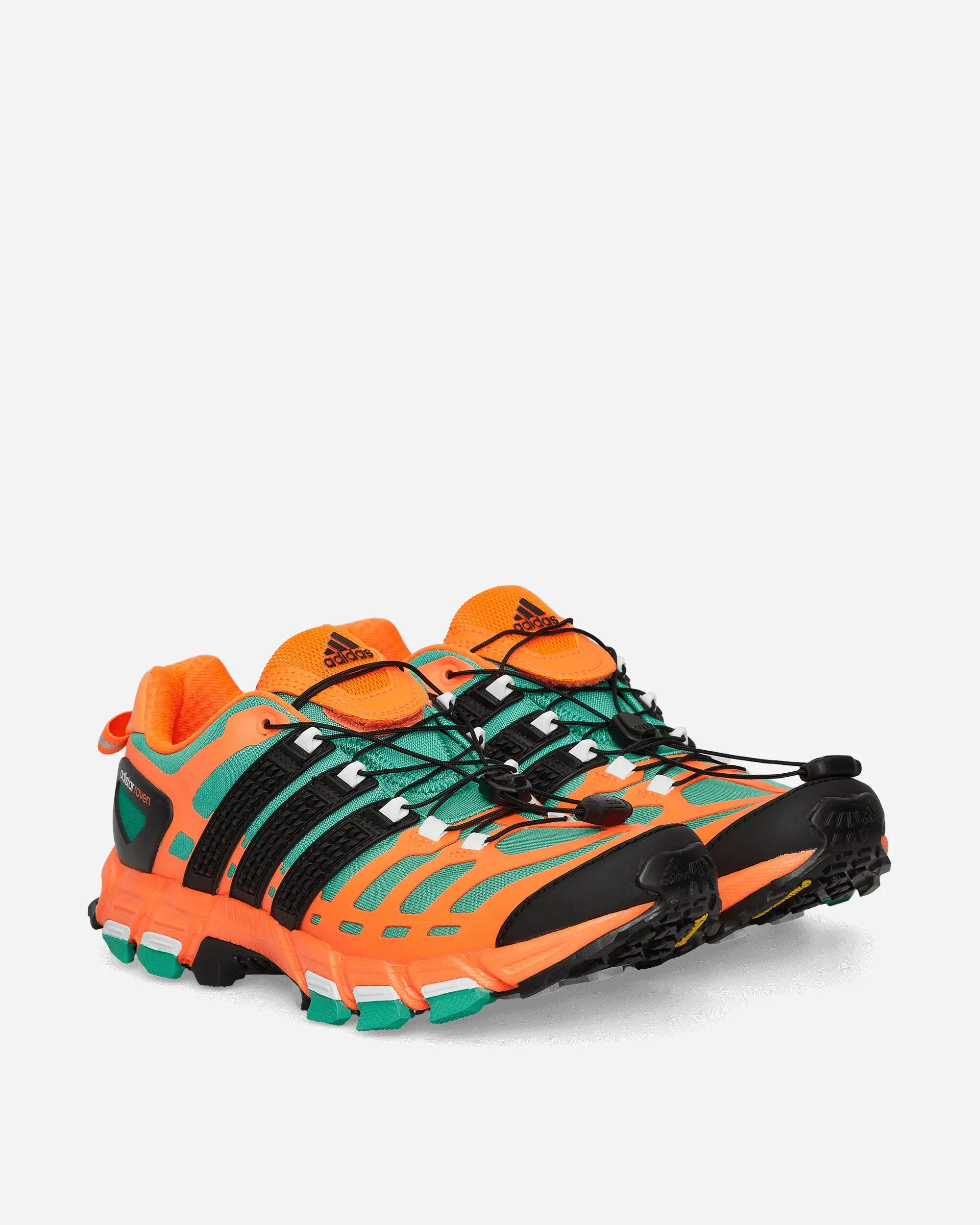 Adistar Raven Sneakers Orange Solaire / Noir de Base / Vert Surf
