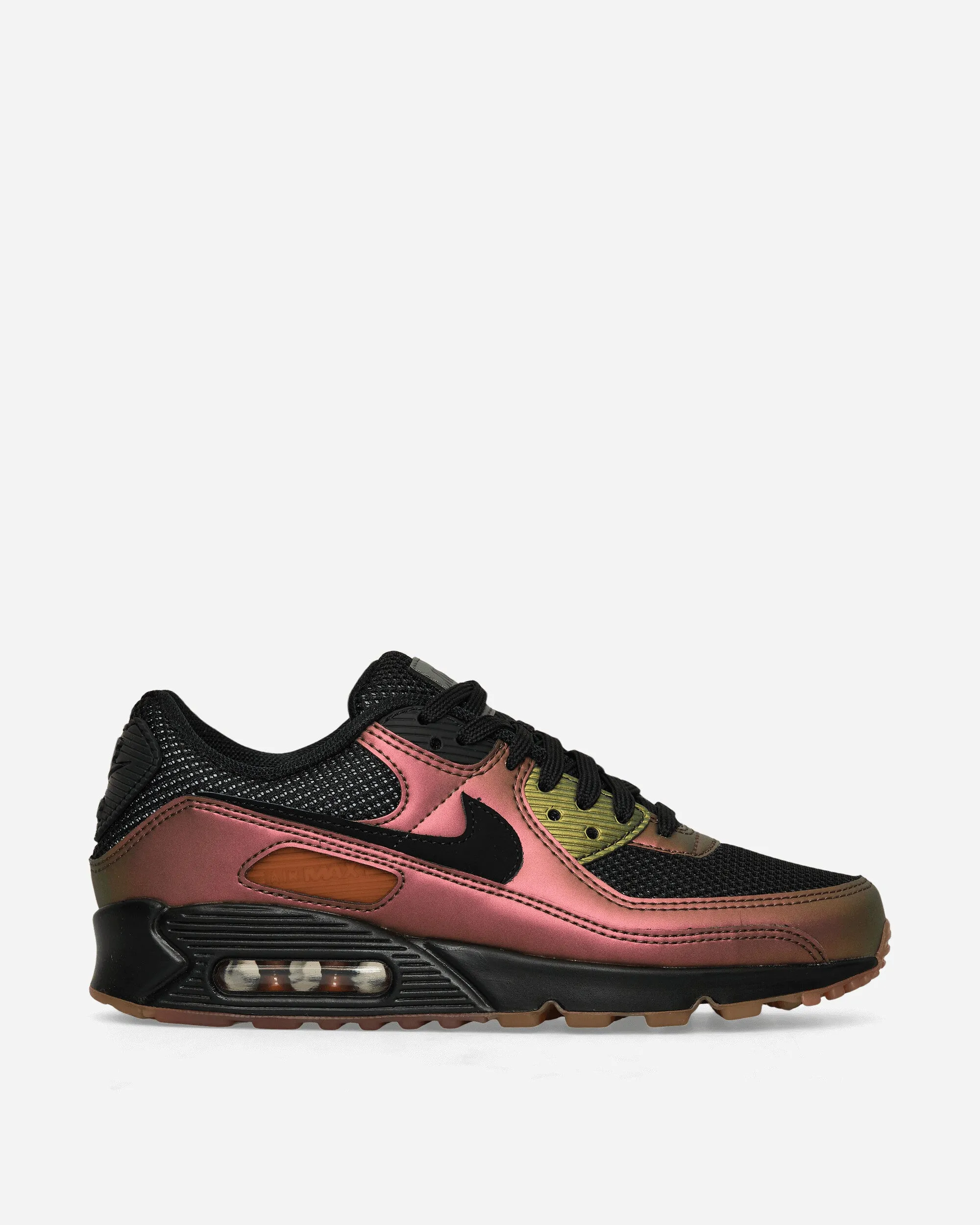 Baskets Air Max 90 Noir / Brun Rougeâtre Foncé