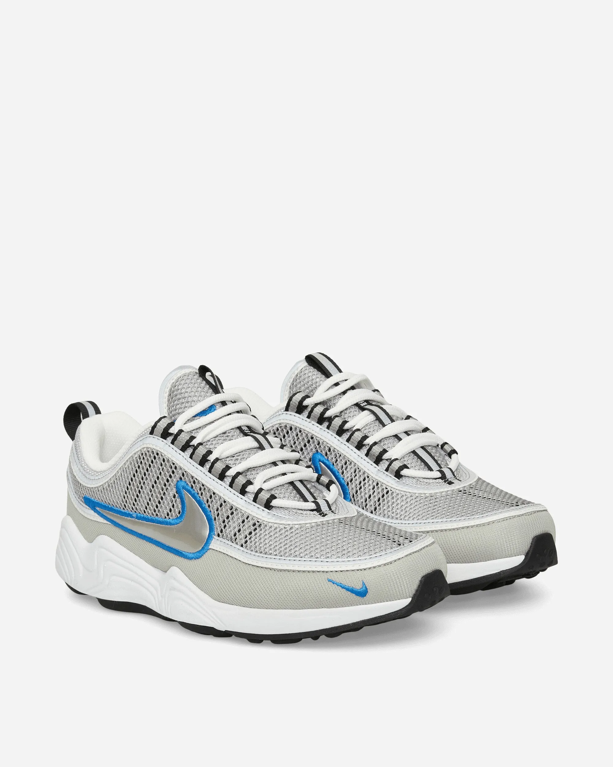 Baskets Air Zoom Spiridon Argent Métallisé / Bleu Signal