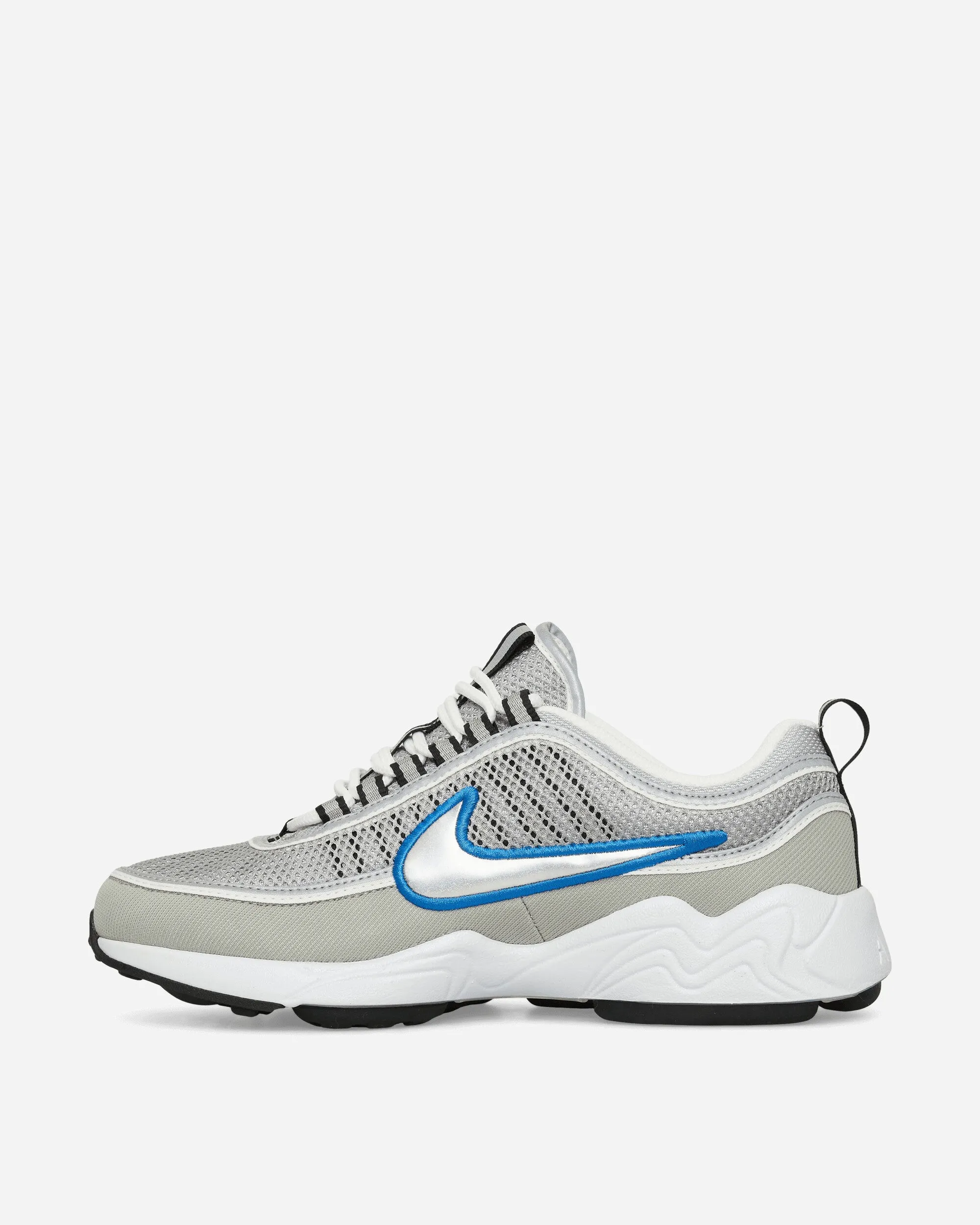 Baskets Air Zoom Spiridon Argent Métallisé / Bleu Signal