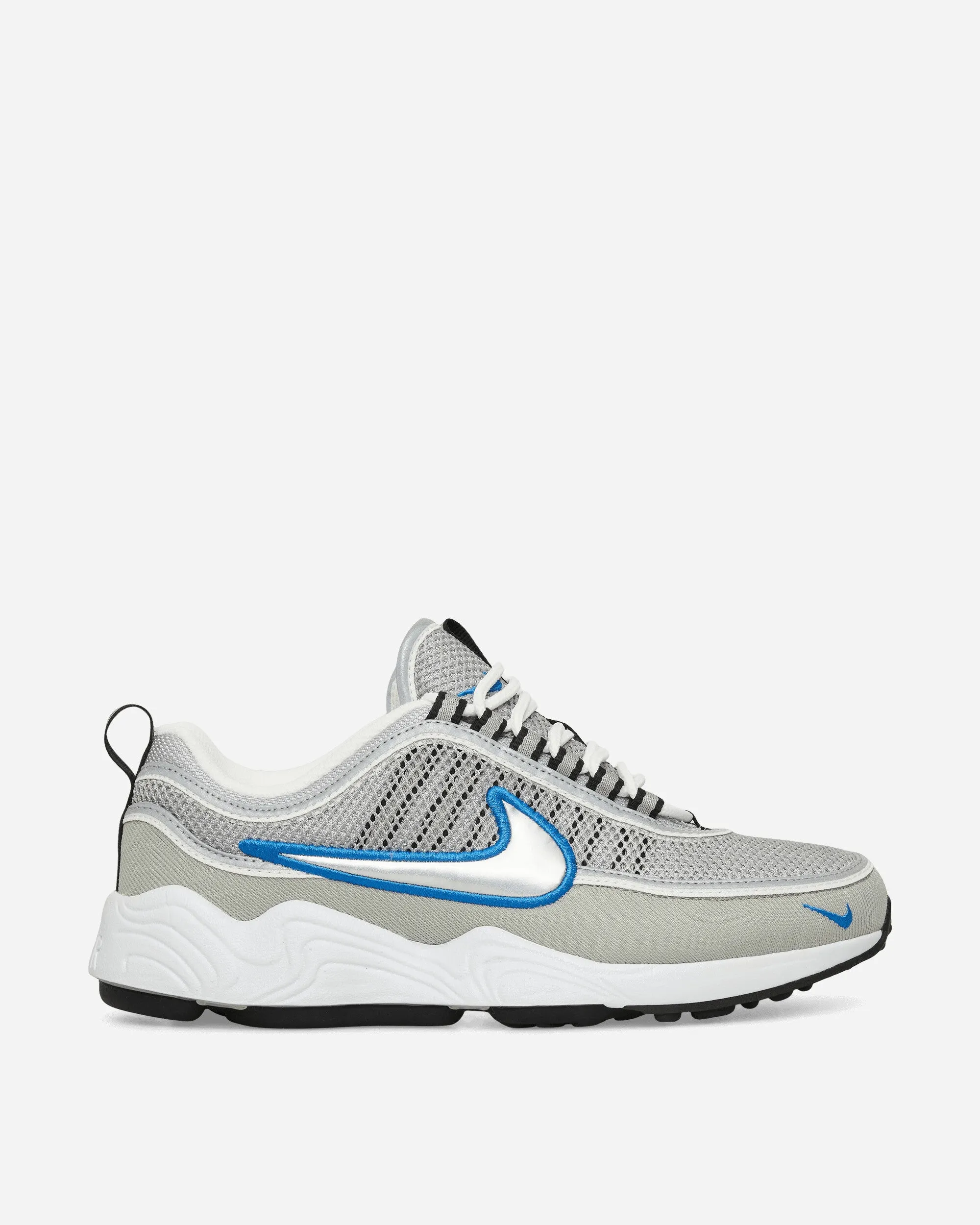 Baskets Air Zoom Spiridon Argent Métallisé / Bleu Signal