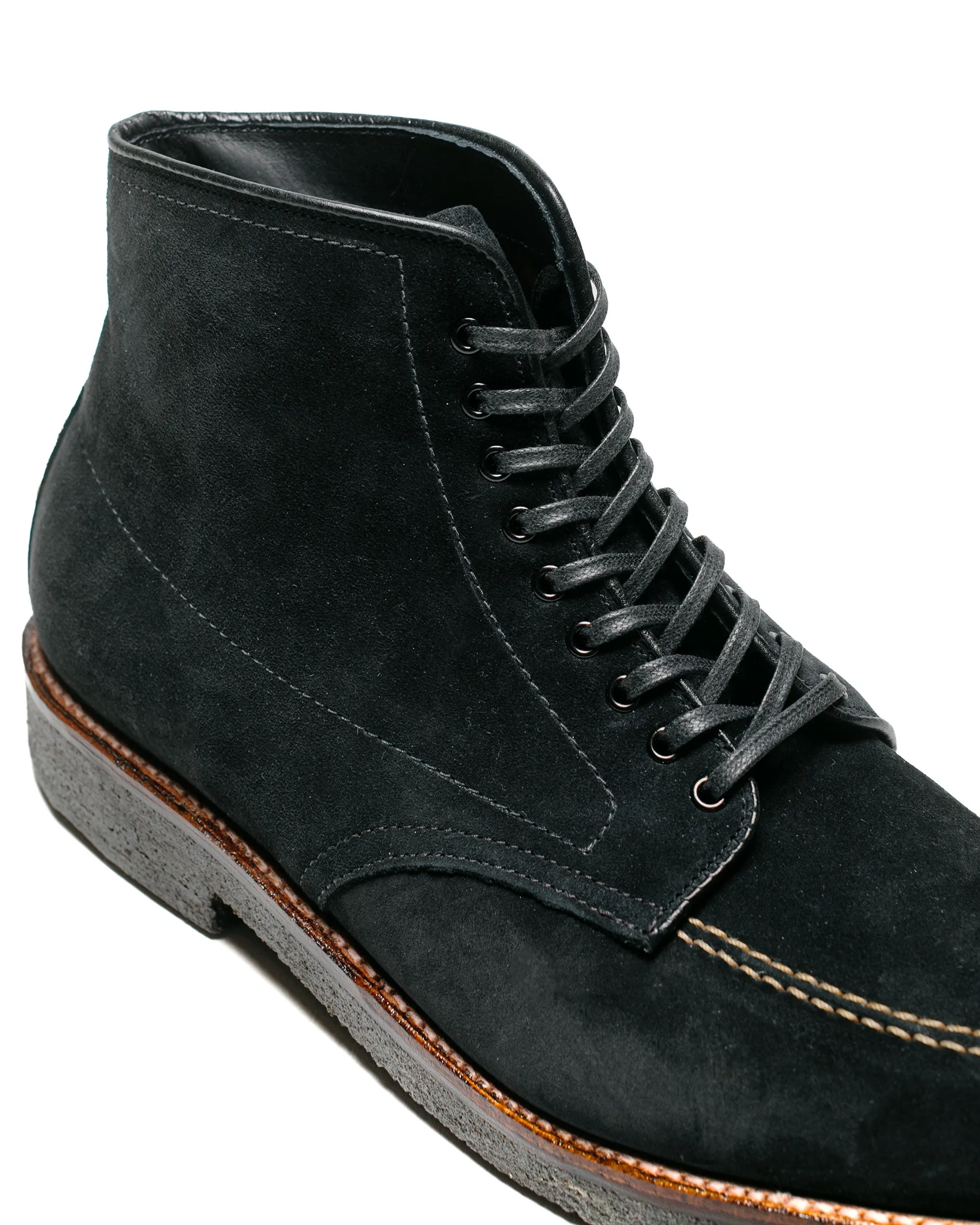 Botte Indy Alden en Suède Noir avec Semelle en Crêpe