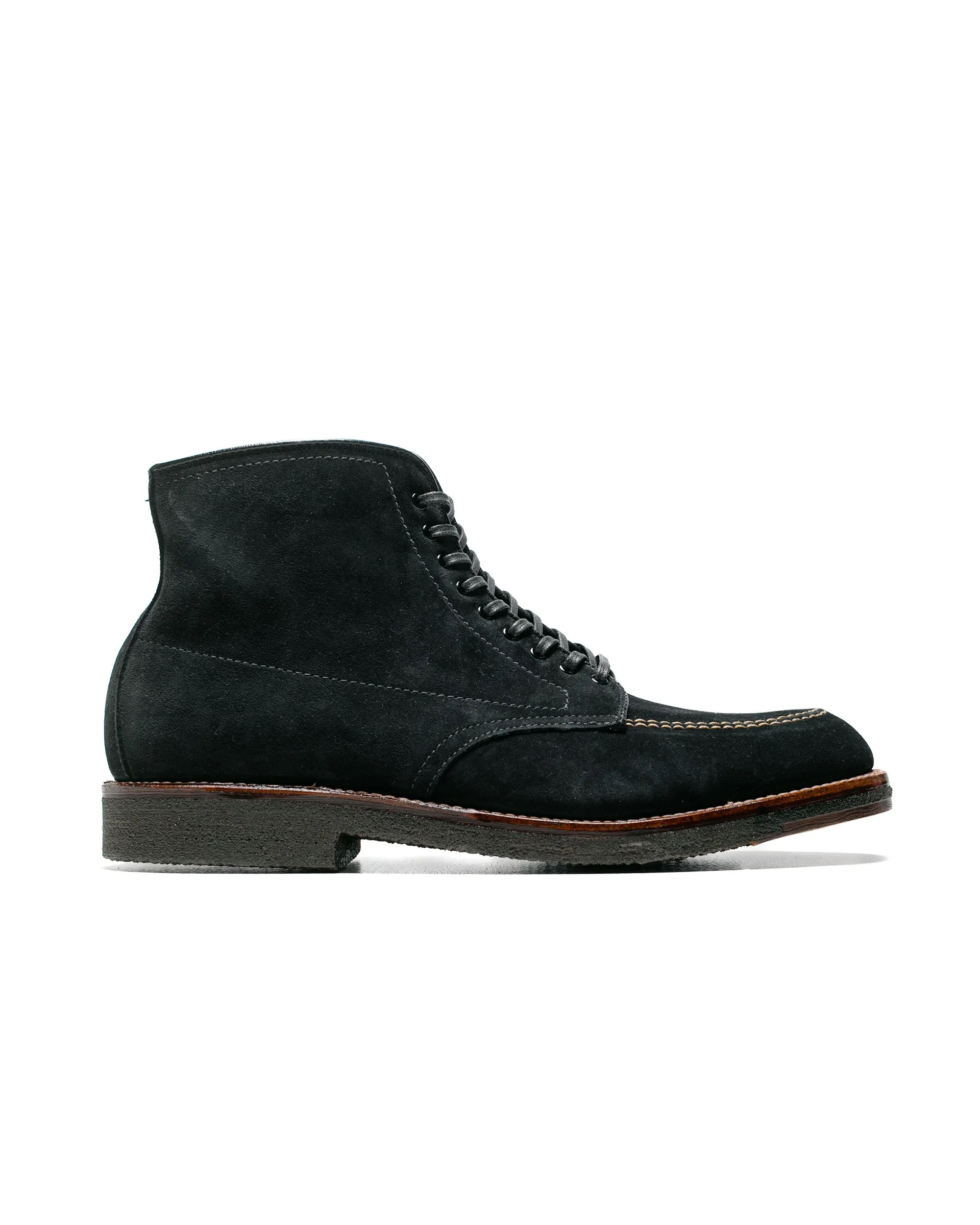 Botte Indy Alden en Suède Noir avec Semelle en Crêpe