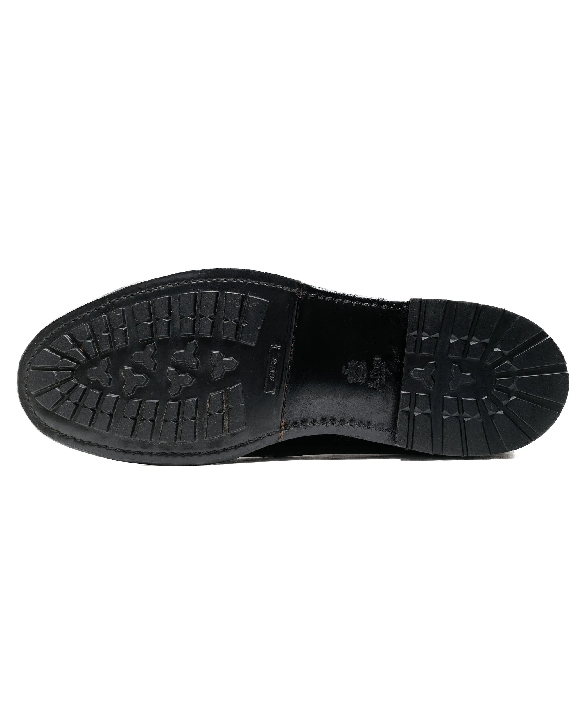 Botte Alden Straight Tip avec semelle Commando en Shell Cordovan noir 39625C