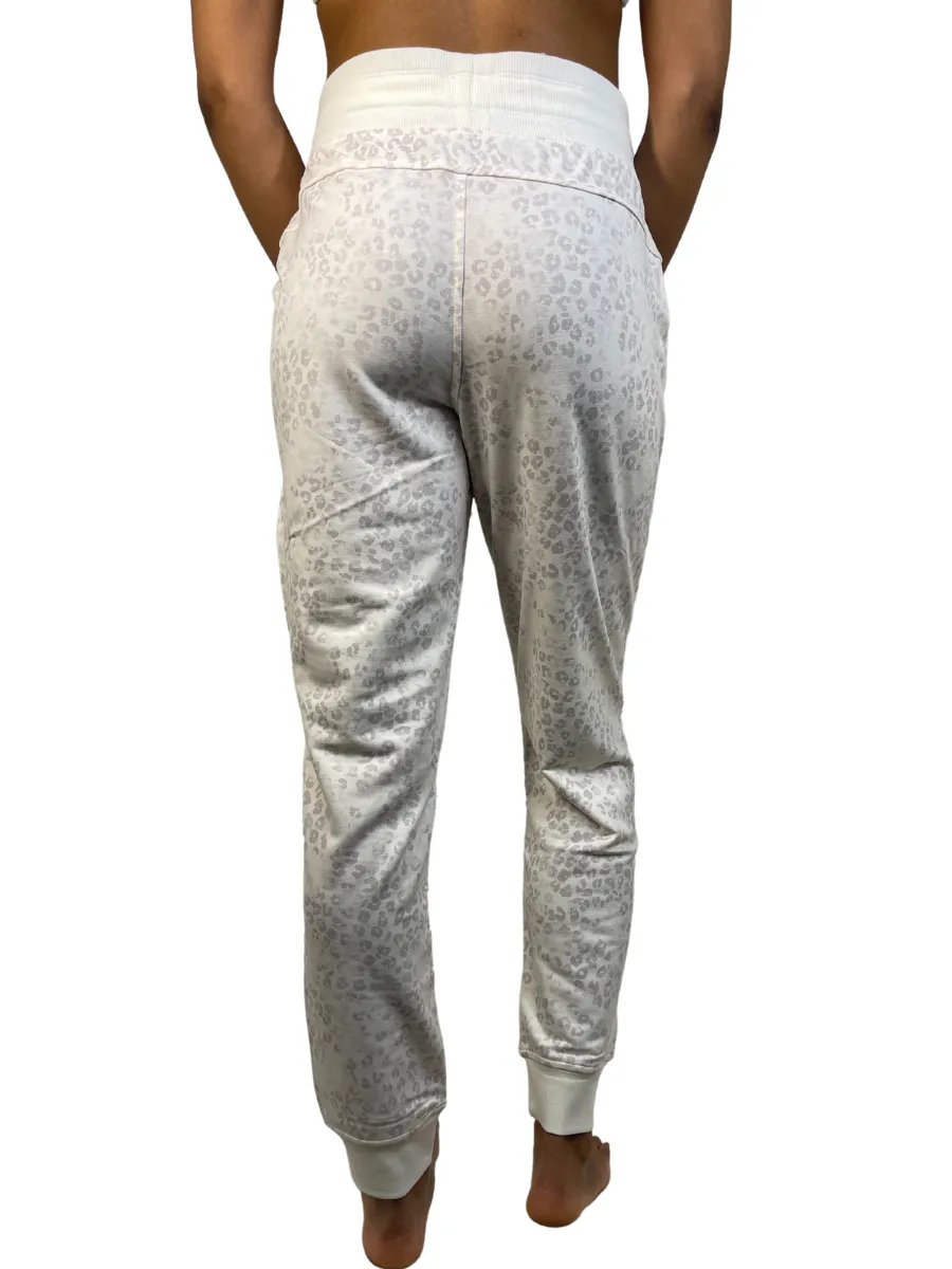 Pantalon de survêtement Apana Little Leopard Blanc hiver