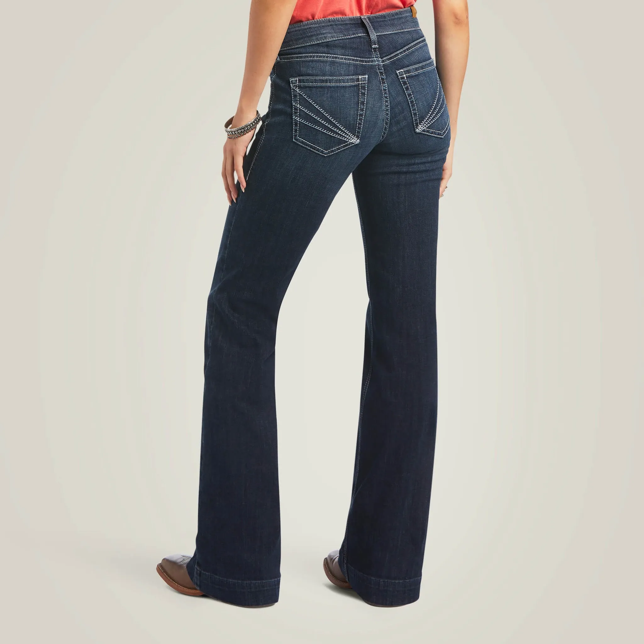 Ariat Alisha Pantalon Jeans à Jambes Larges