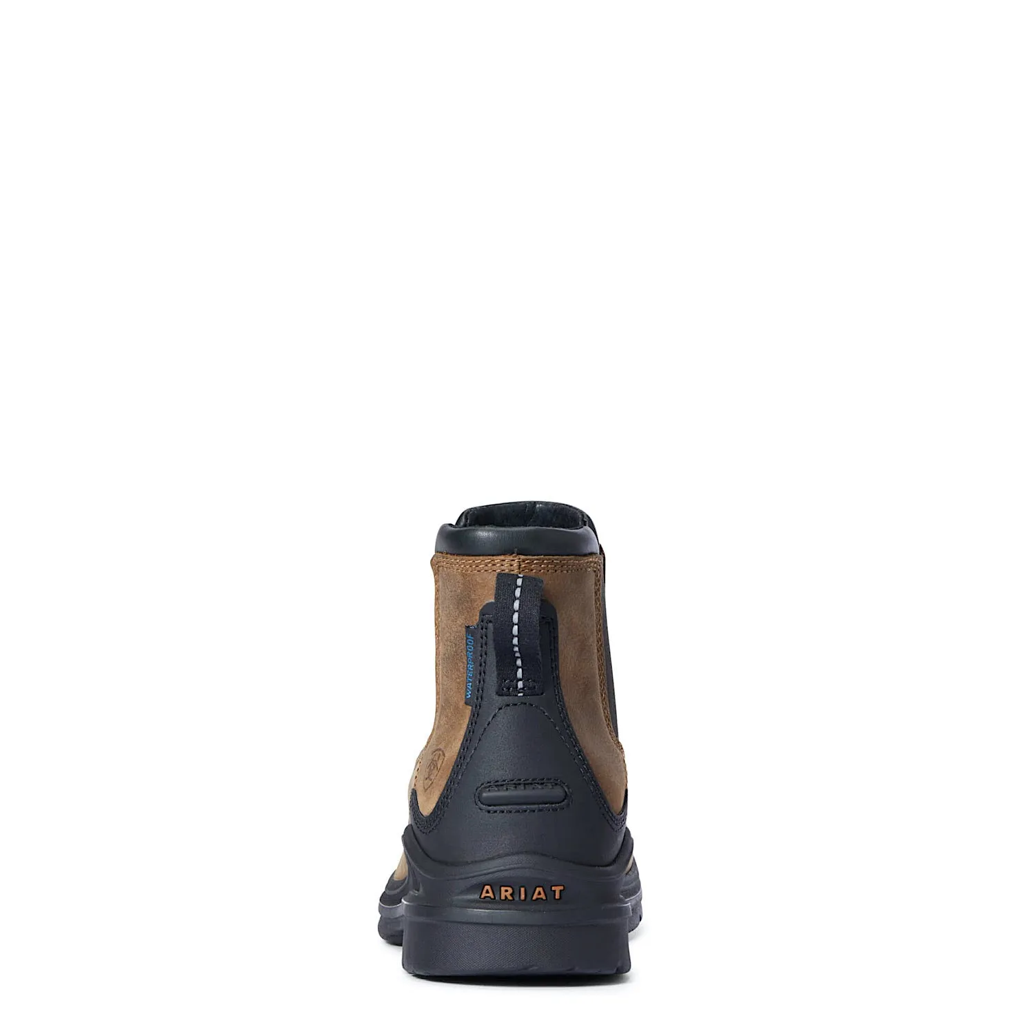 Bottes imperméables Ariat Barnyard Twin Gore II pour hommes - Chaussures Ariat marron antique