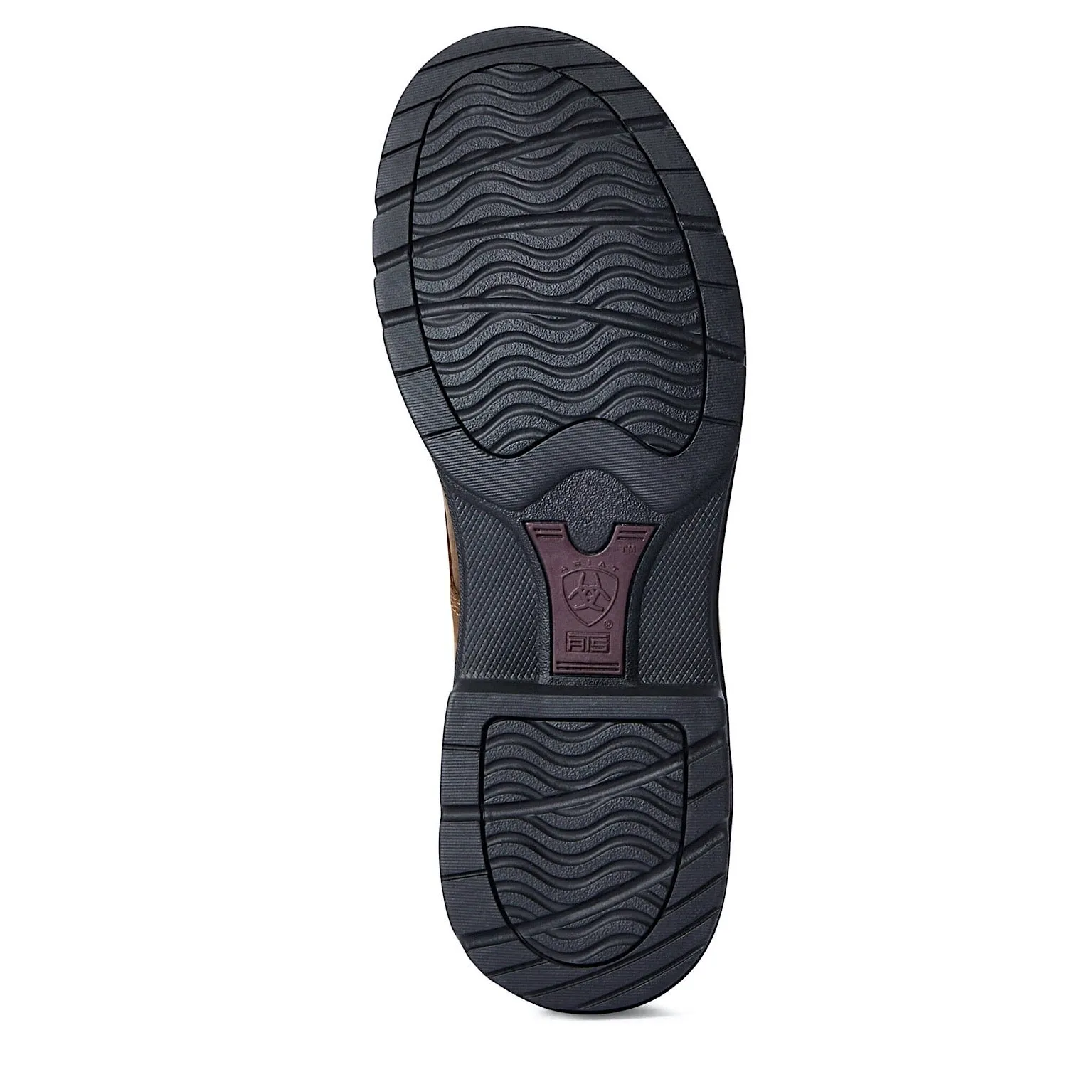Bottes imperméables Ariat Barnyard Twin Gore II pour hommes - Chaussures Ariat marron antique