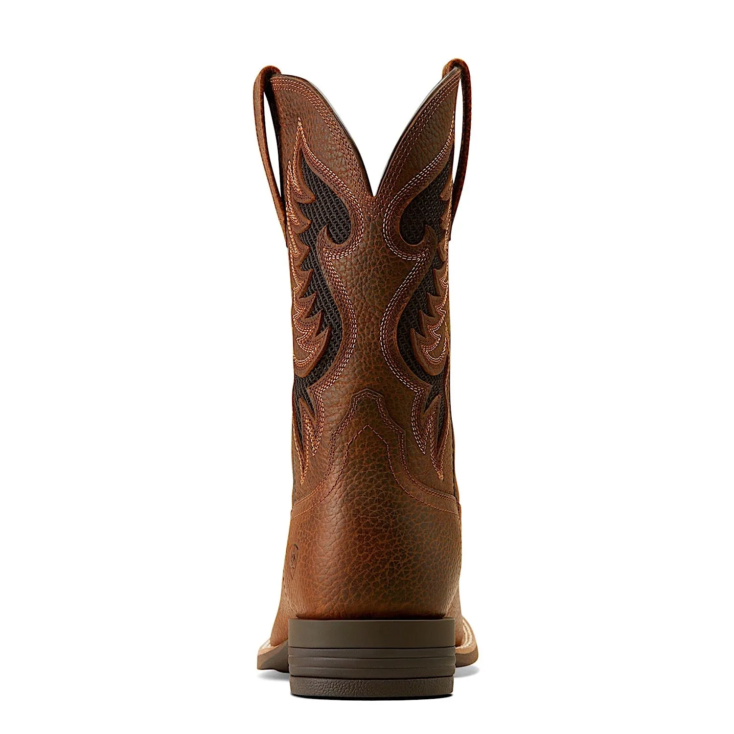 Bottes Cowpuncher VentTEK pour Hommes Ariat - Chaussures Ariat Brown Oiled Rowdy