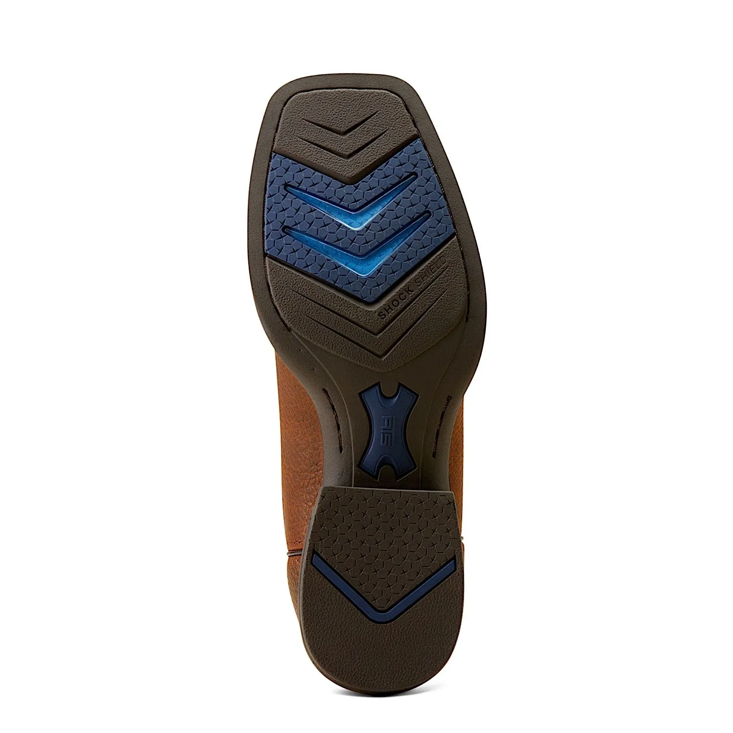 Bottes Cowpuncher VentTEK pour Hommes Ariat - Chaussures Ariat Brown Oiled Rowdy