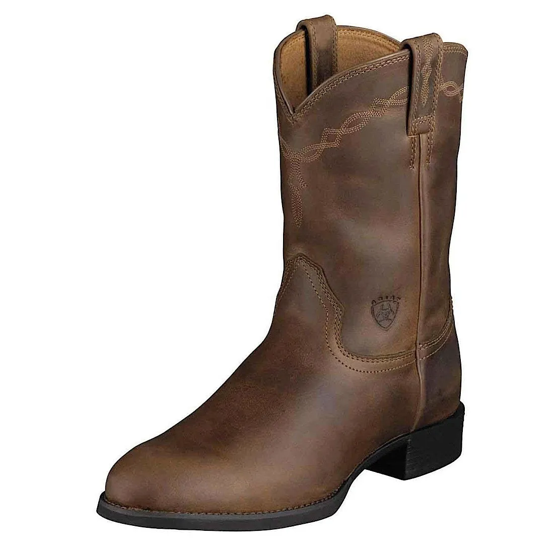 Chaussures Ariat Heritage Roper pour Homme en Brun Vieilli