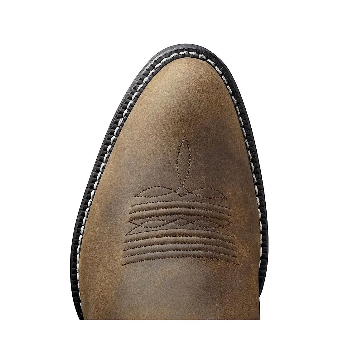 Ariat Heritage Western R-Toe pour Homme - Chaussures Ariat Marron Vieilli