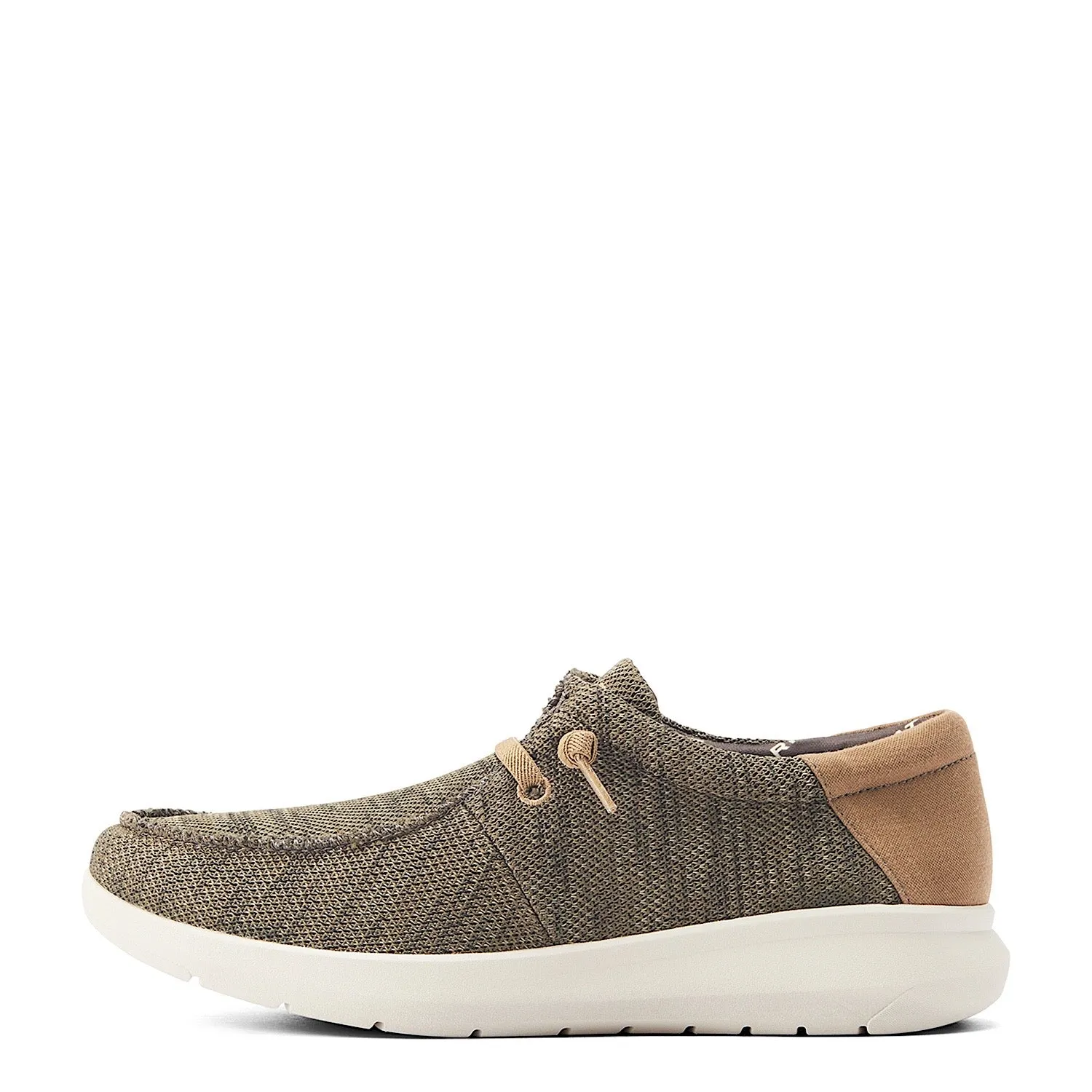 Chaussures Ariat pour Homme Hilo Stretch Lacet Mélangé Olive/Tan